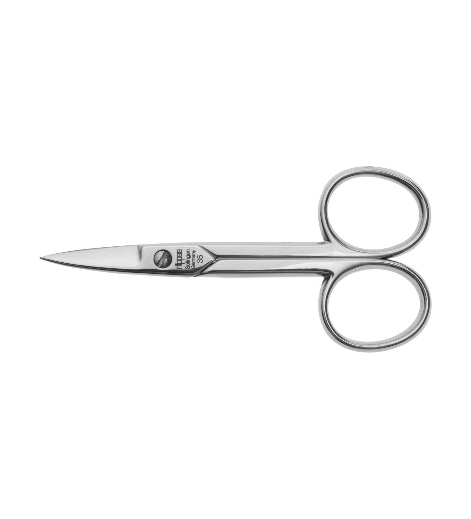 nippes Solingen Professional nail scissors made of hardened steel 9 cm scissors with claw straw addition to any pedicure manicure set quality from Solingen - Buy Online on SooperMarket.com
