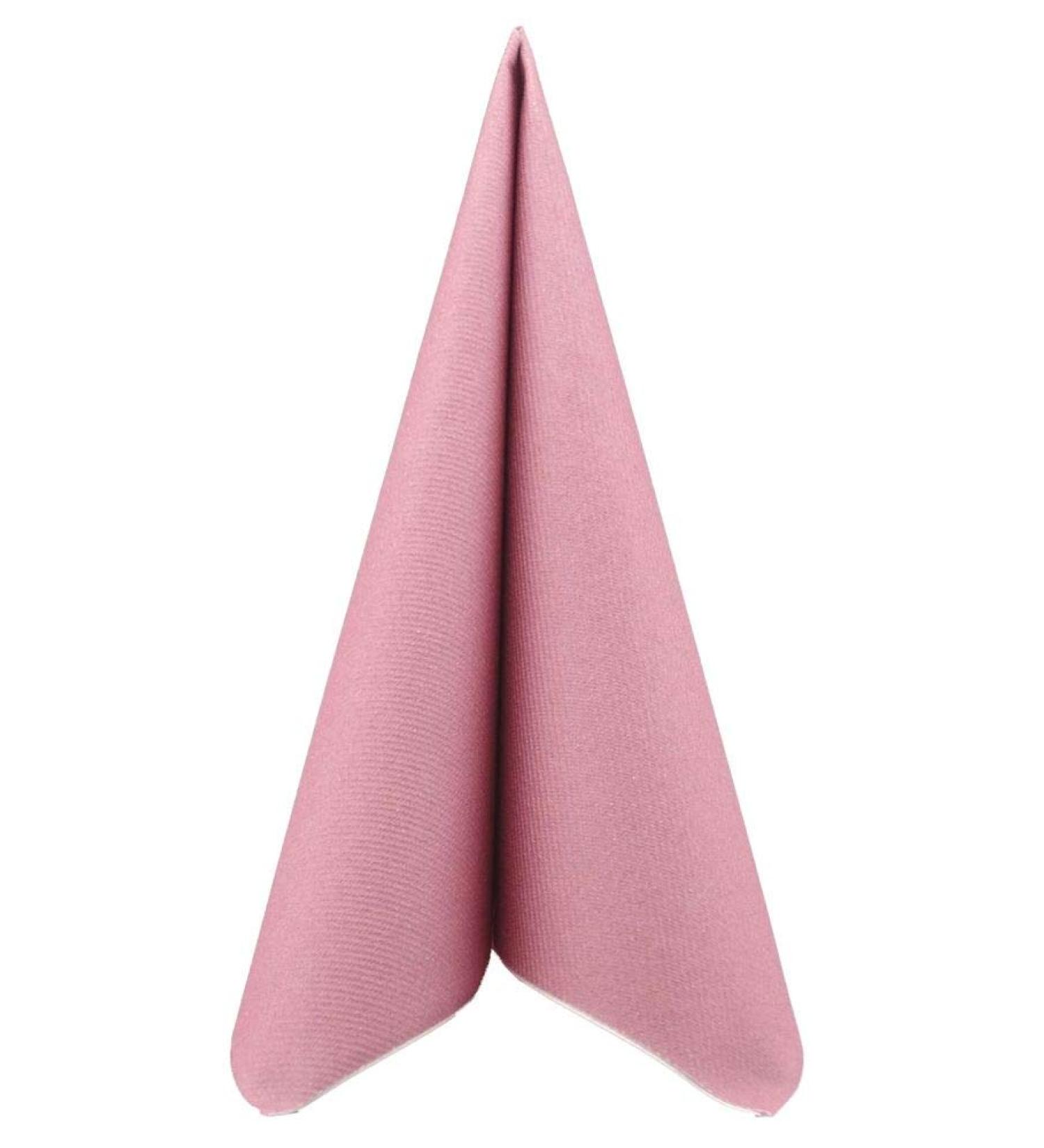 50 APARTina Airlaid Napkins - Old Pink 40x40 cm | Fabric-like Premium Quality Napkins for Events & Dining | International Shipping Available - Buy Online on SooperMarket.com
