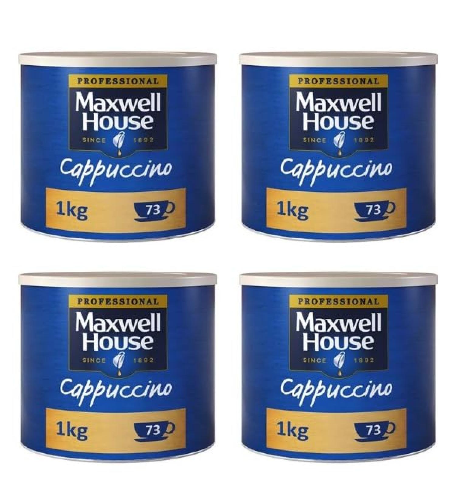 Maxwell House Cappuccino 4 x 1kg - Buy Online on SooperMarket.com