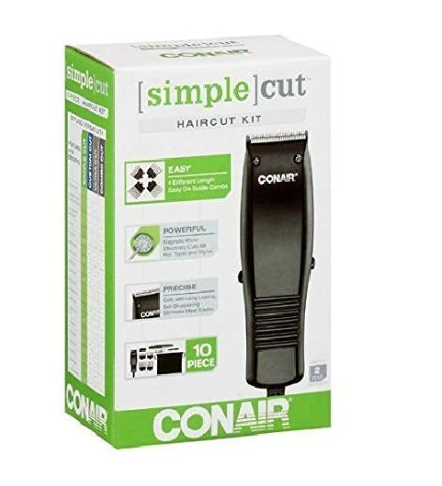 Conair Simple Cut 10pc Ki Size 1ct Conair Simple Haircut Kit 10pc