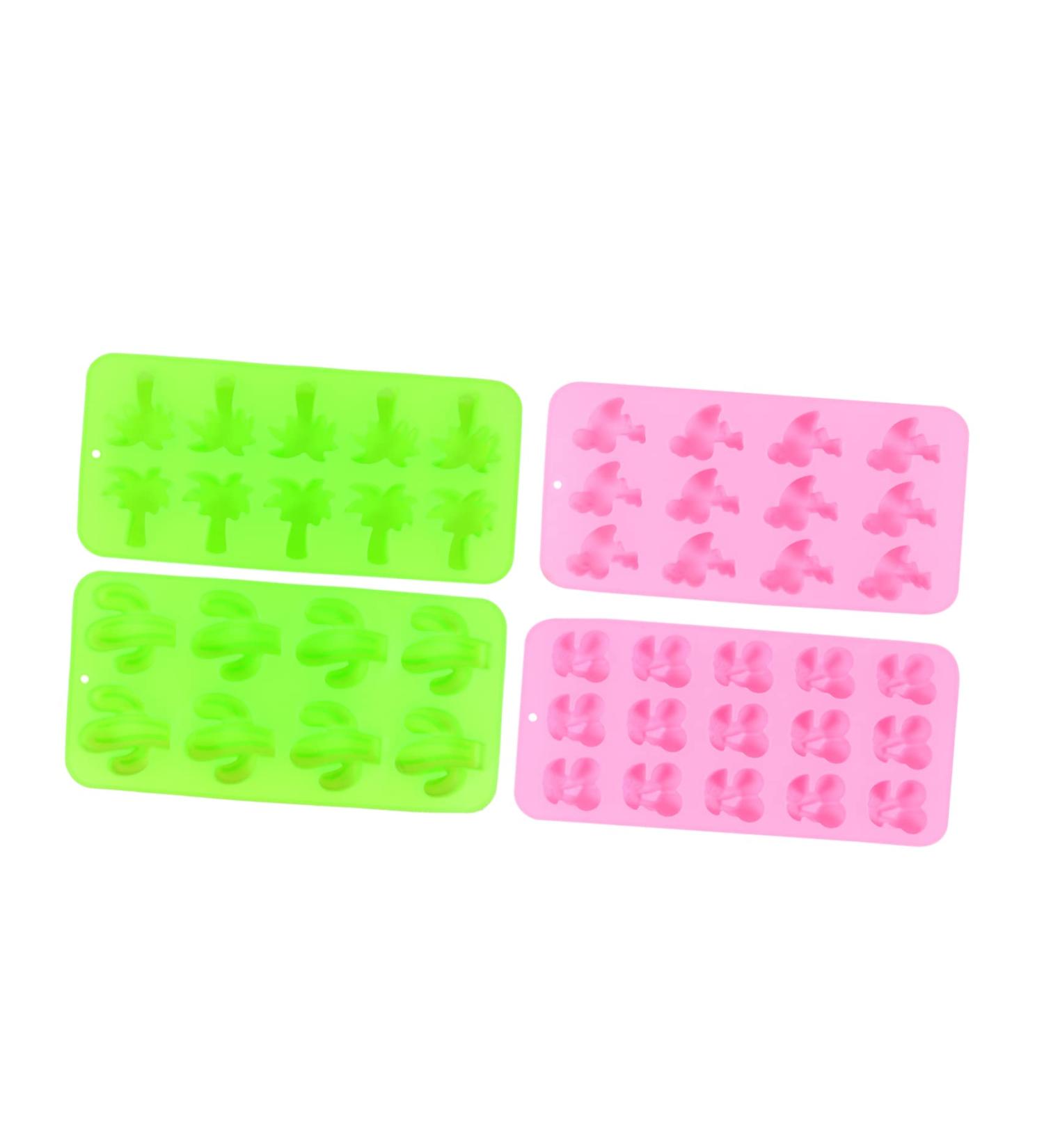 Zerodeko 4pcs Silicone Chocolate Mold Silicone Molds Plant Tray Trays DIY Baking Molds Cactus Baking Supplies - Buy Online on SooperMarket.com