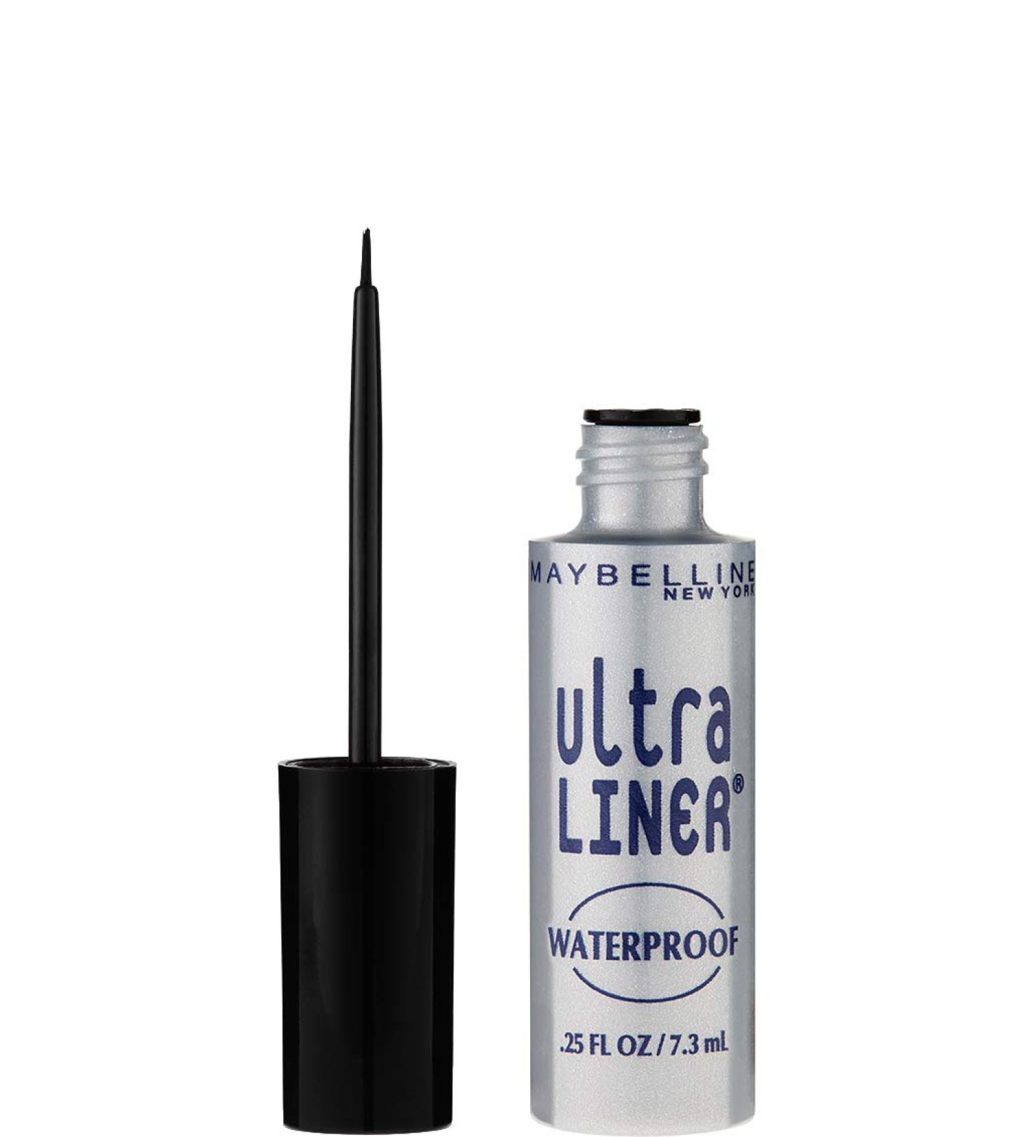 Maybelline New York Ultra-Liner Liquid Liner Waterproof Black 135L-01 0.25 fl oz - Long-Lasting Formula for Precise Eye Definition - Buy Online on SooperMarket.com