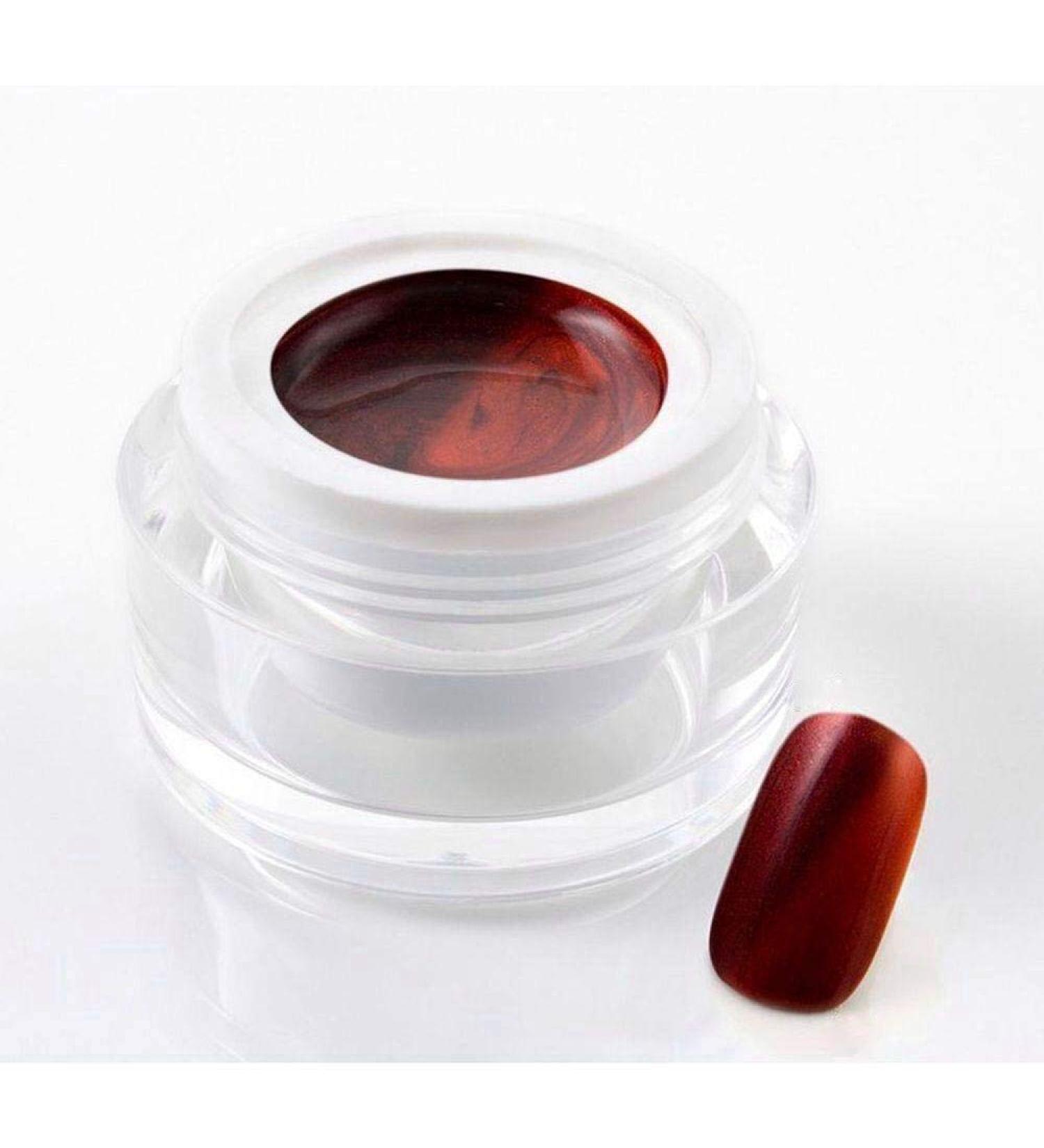 5 ml exclusive UV Thermogel/Colorgel/Colour Gel - Bordeaux - Copper Red - 107-822