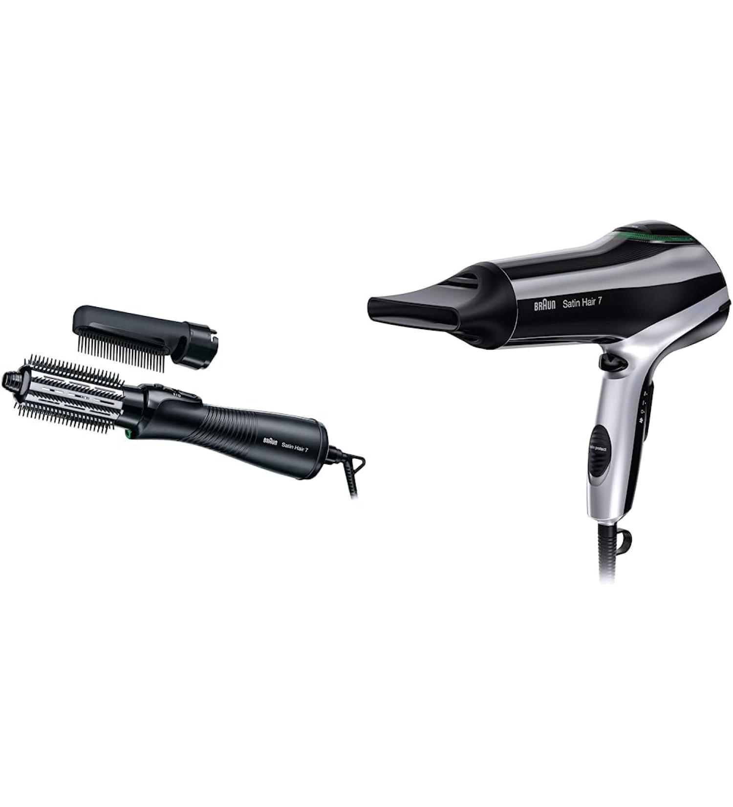 Buy Braun Satin Hair 7 Curling Brush & HD710 Hair Dryer Bundle | IONTEC Technology for Smooth Healthy Hair - Buy Online on SooperMarket.com