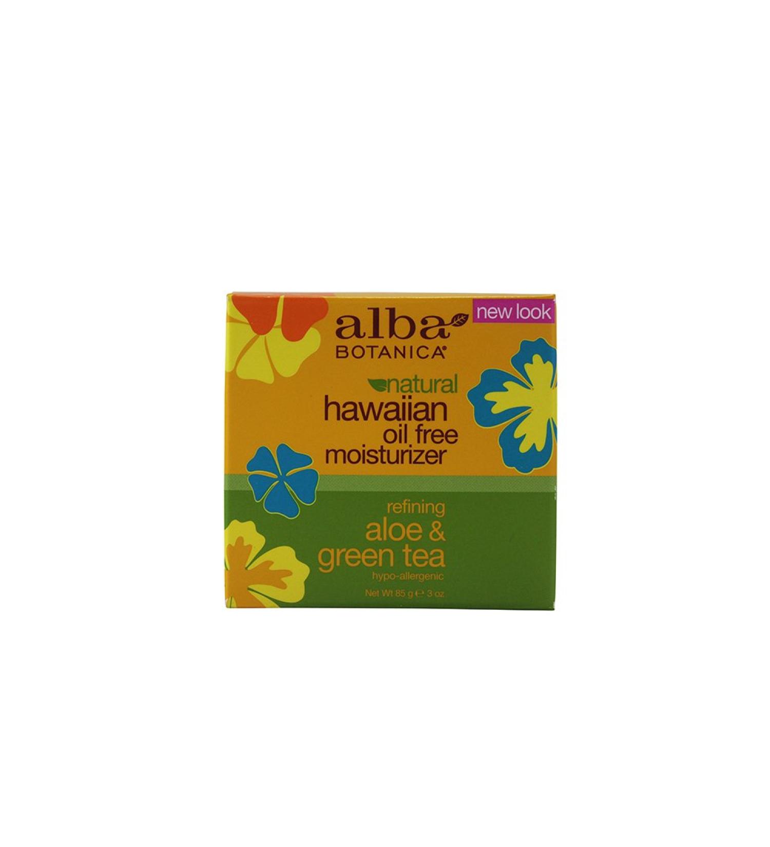 Alba Botanica Hawaiian Oil-Free Moisturizer with Aloe & Green Tea - 3 oz (85 g) - Buy Online on SooperMarket.com