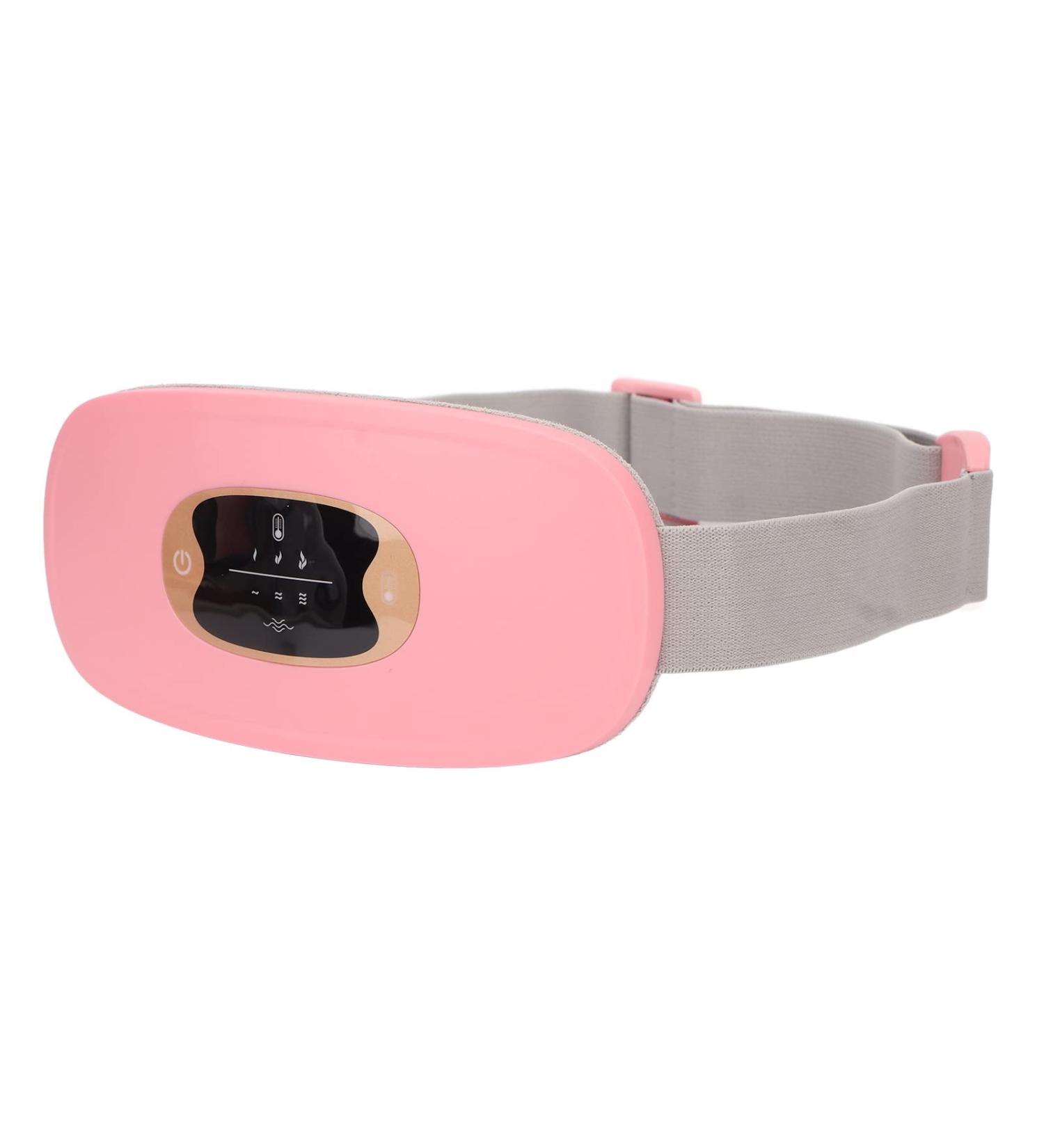Shop Menstruation Heating Belts - 3 Temperature Levels Fast Warming & Vibration | Comfortable Portable Pink Abdominal Heating Pillow for Women & Girls - Buy Online on SooperMarket.com