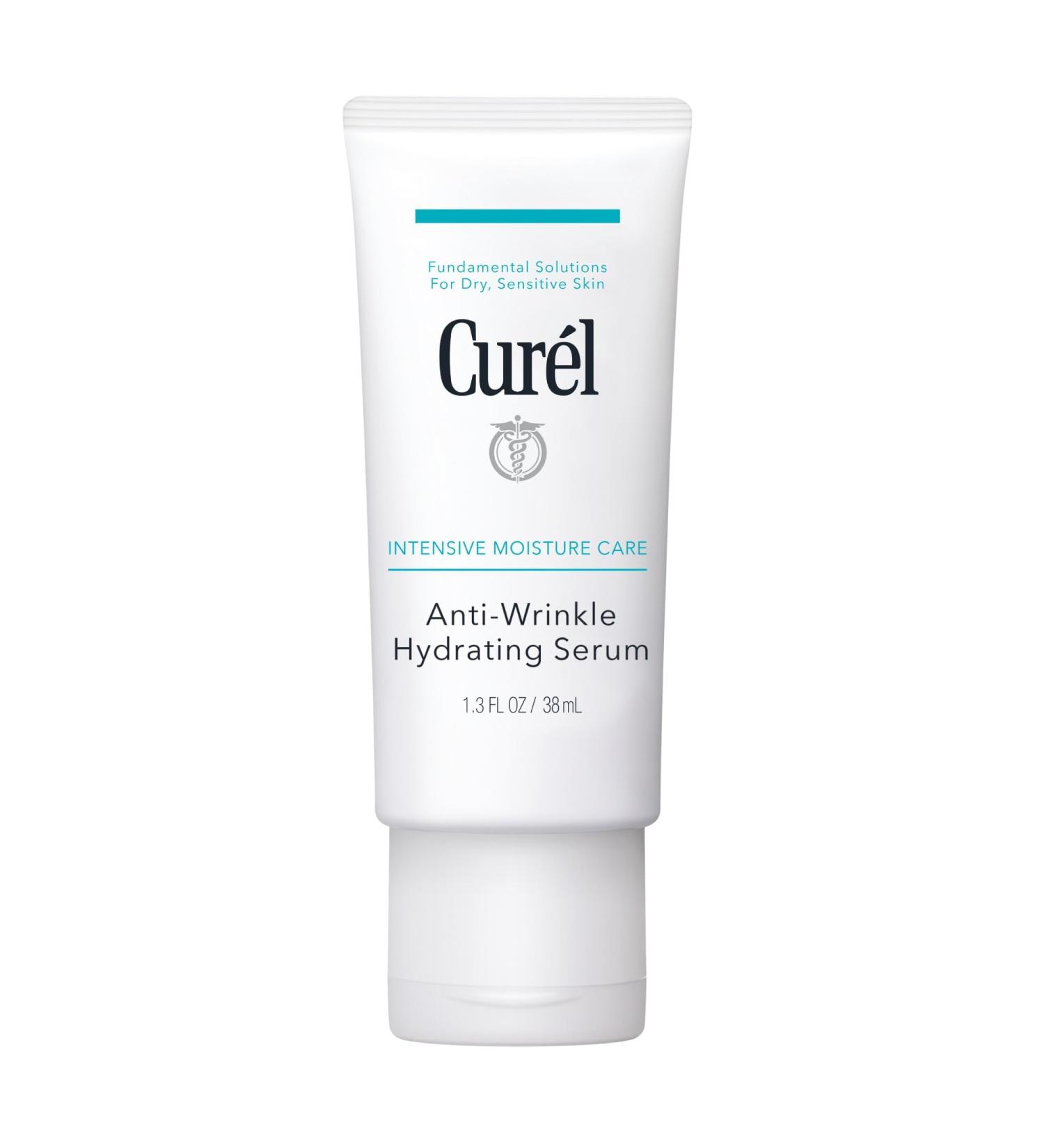 Curel Japan Anti-Wrinkle Hydrating Serum | Lightweight Fragrance-Free Serum for Sensitive Skin | 1.3 Oz - Best International Shipping - Buy Online on SooperMarket.com