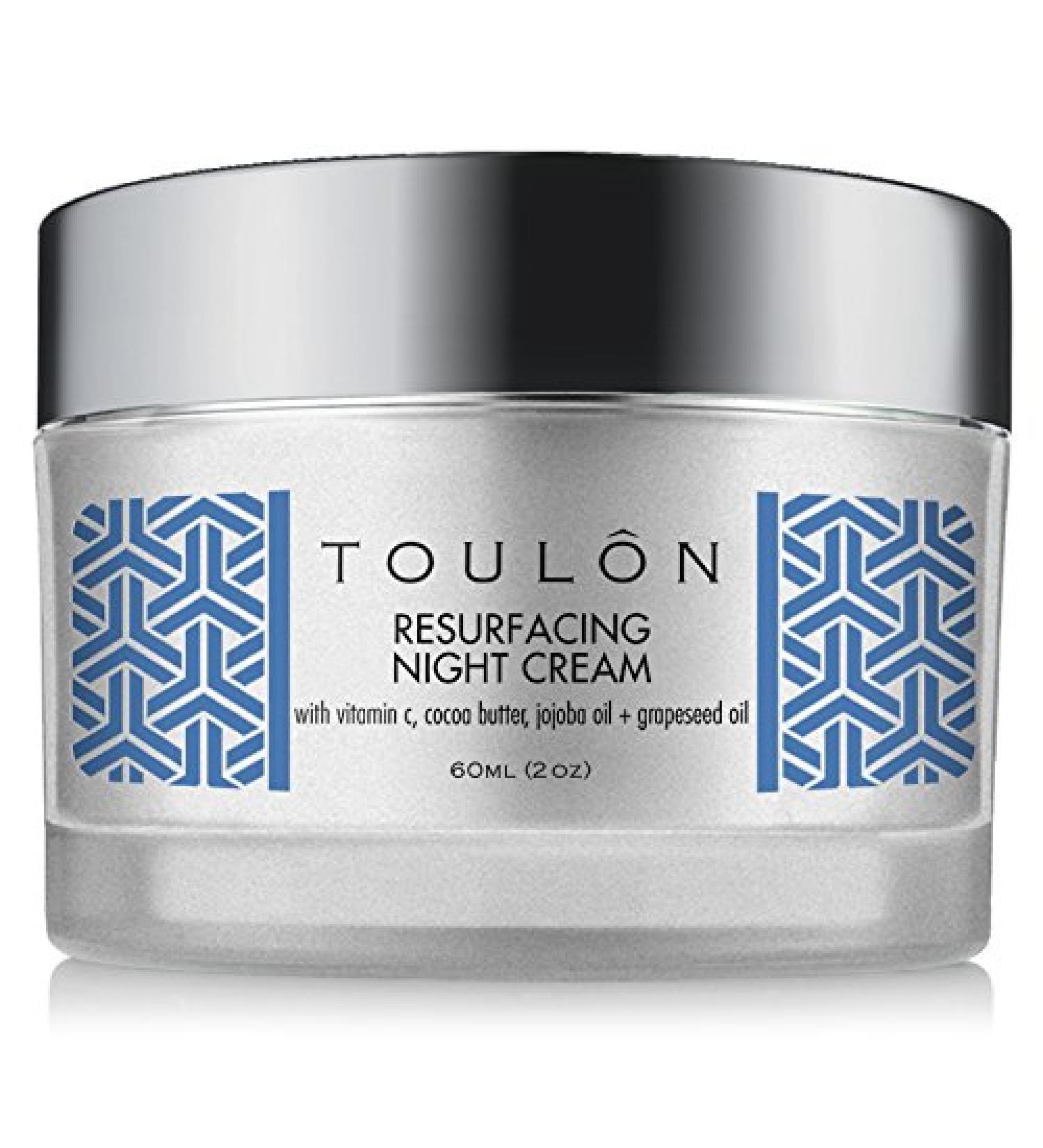 TOULON Night Face Cream for Women | Natural Moisturizer with Vitamin C Cocoa Butter & Grapeseed Oil | Anti-Aging Fine Lines Firm Neck & D collet | Best for Dry Skin - International Shipping Available - Buy Online on SooperMarket.com