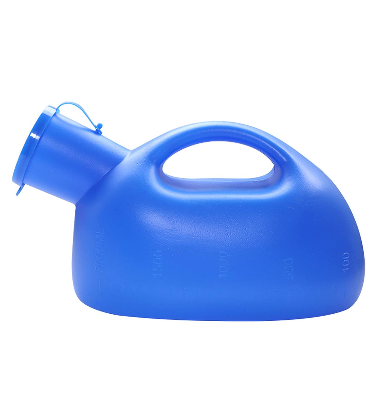 Portable Urinal Urinal for Men Spill Proof Men's Potty Portable Urinal Pee Bottle 2000 ML - Buy Online on SooperMarket.com