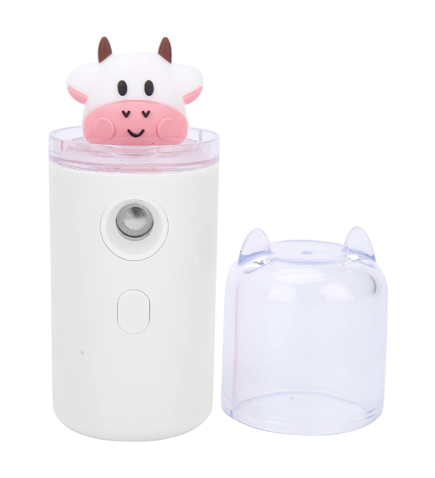 Handy Mist Sprayer Cute cartoon animal portable facial mist sprayer home office moisturizing spray USB Rechargeable Moisturizing Skin Care(White) - Buy Online on SooperMarket.com