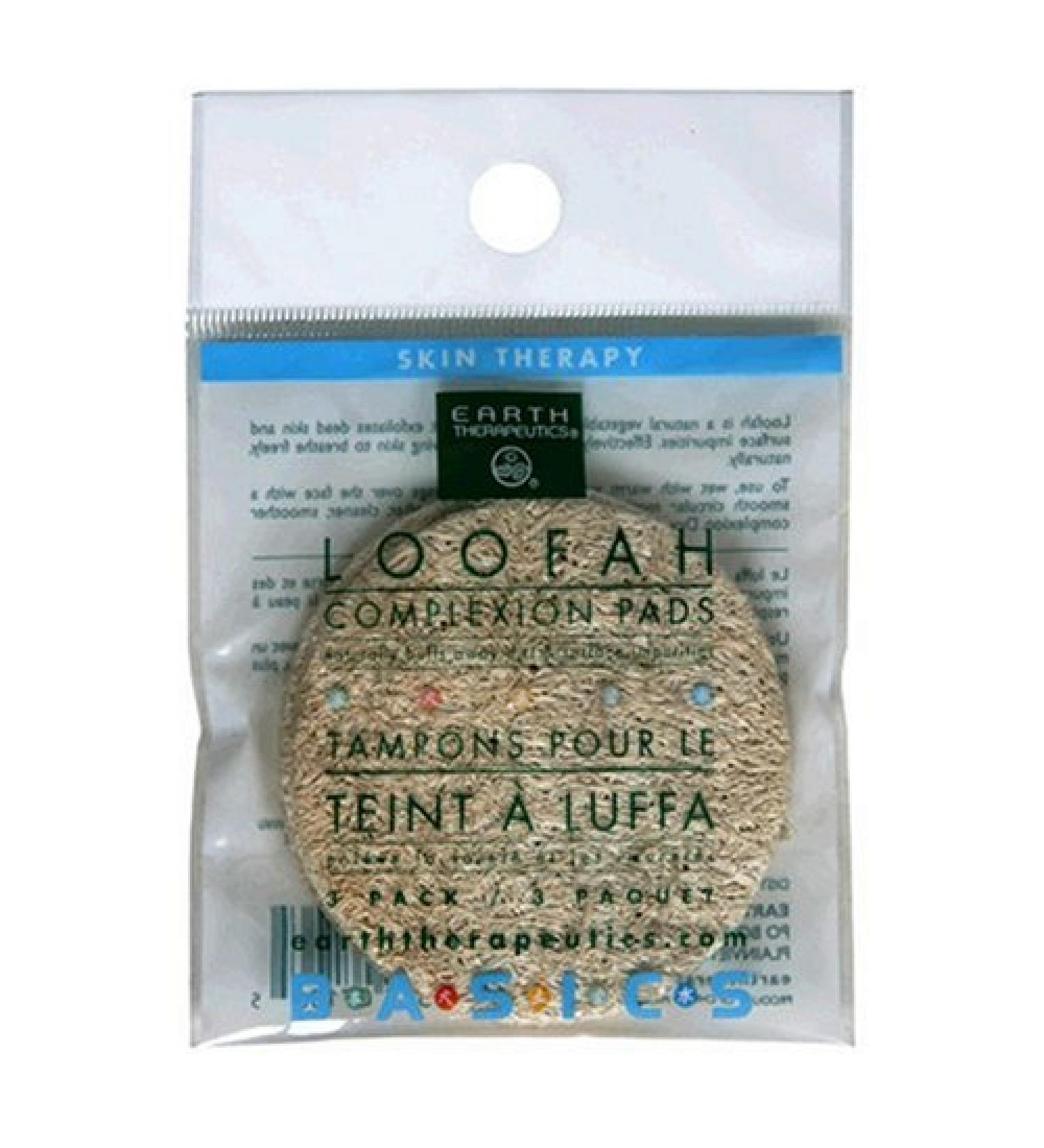 Earth Therapeutics Skin Therapy Loofah Complexion Pads (Pack of 12)