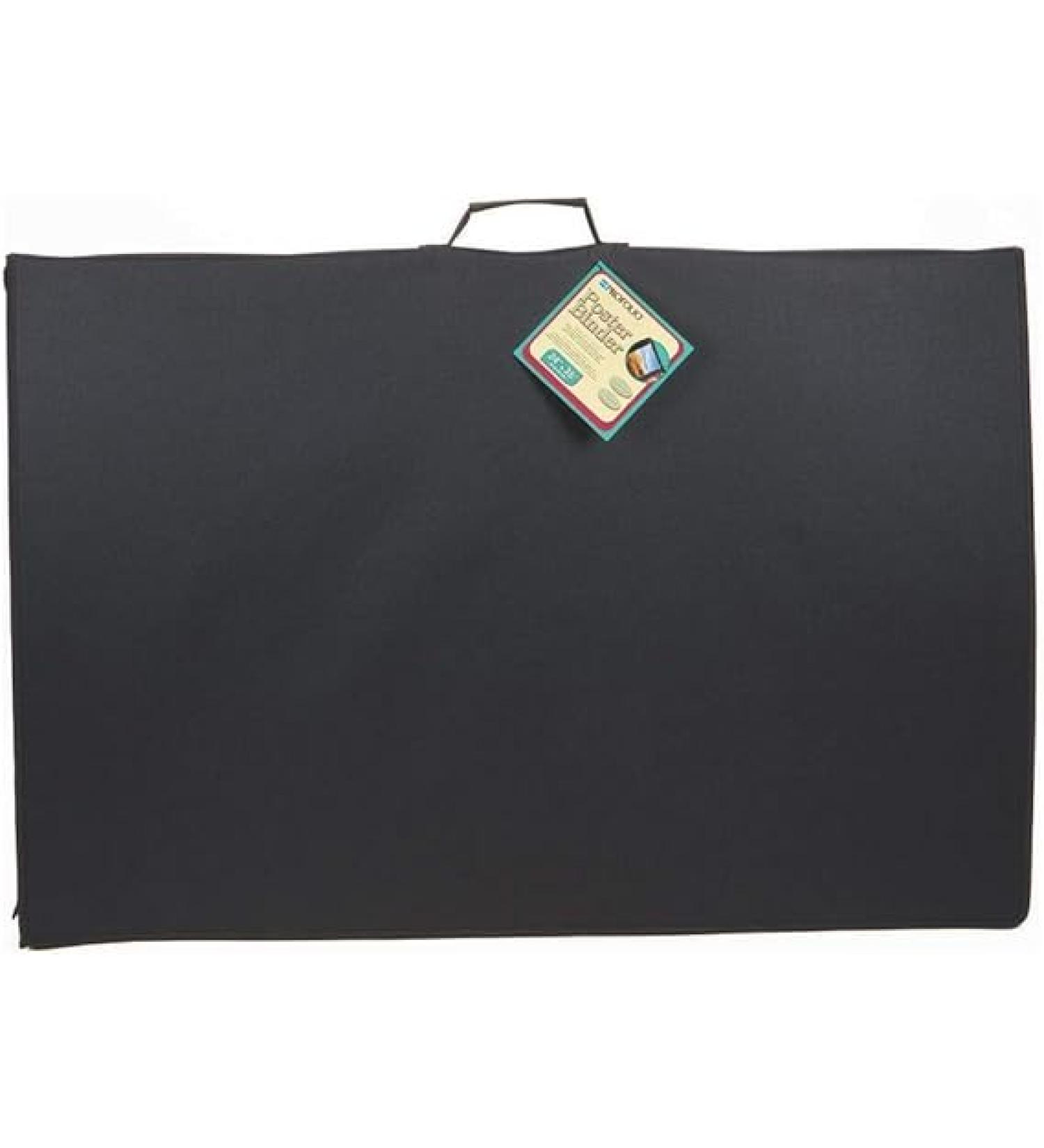 Itoya ProFolio, Poster Binder, Black, 24 x 36 inches, PB-24-36WD