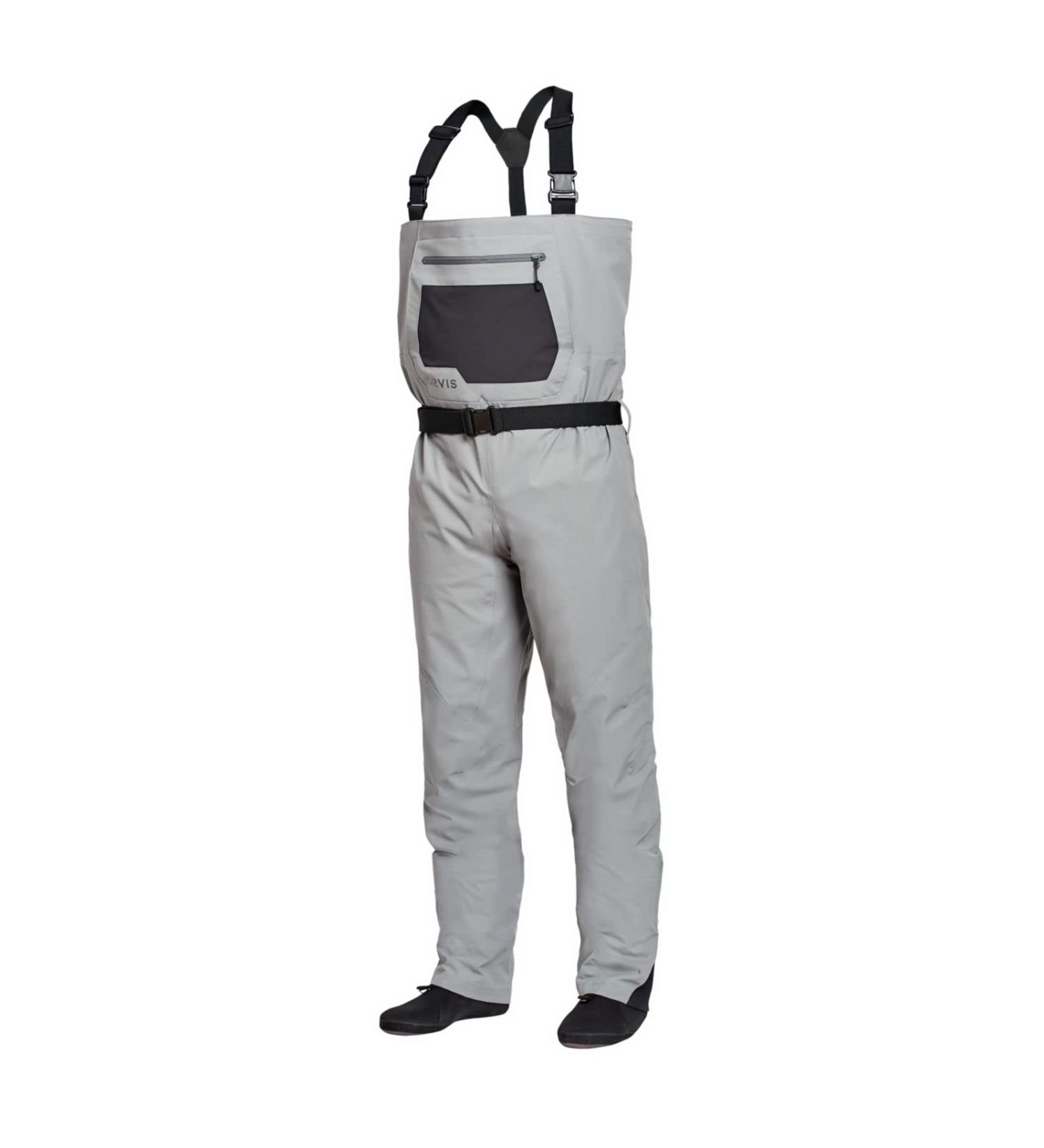 Orvis Clearwater Chest Waders for Men - Waterproof Fly Fishing Waders with Neoprene Booties  External Storage Pocket Small Stone - Buy Online on SooperMarket.com