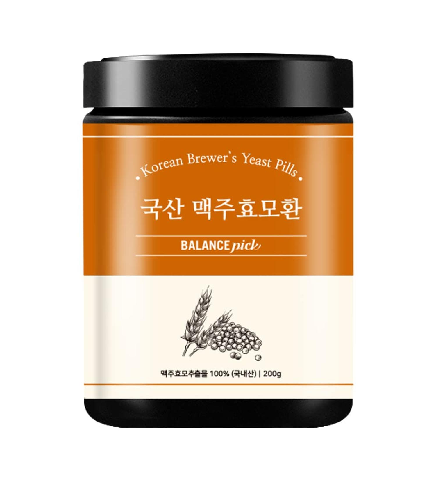 BALANCE PICK Brewer's Yeast Pills 200g (7 oz.) - Korean Product for Balance and Wellness - Buy Online on SooperMarket.com