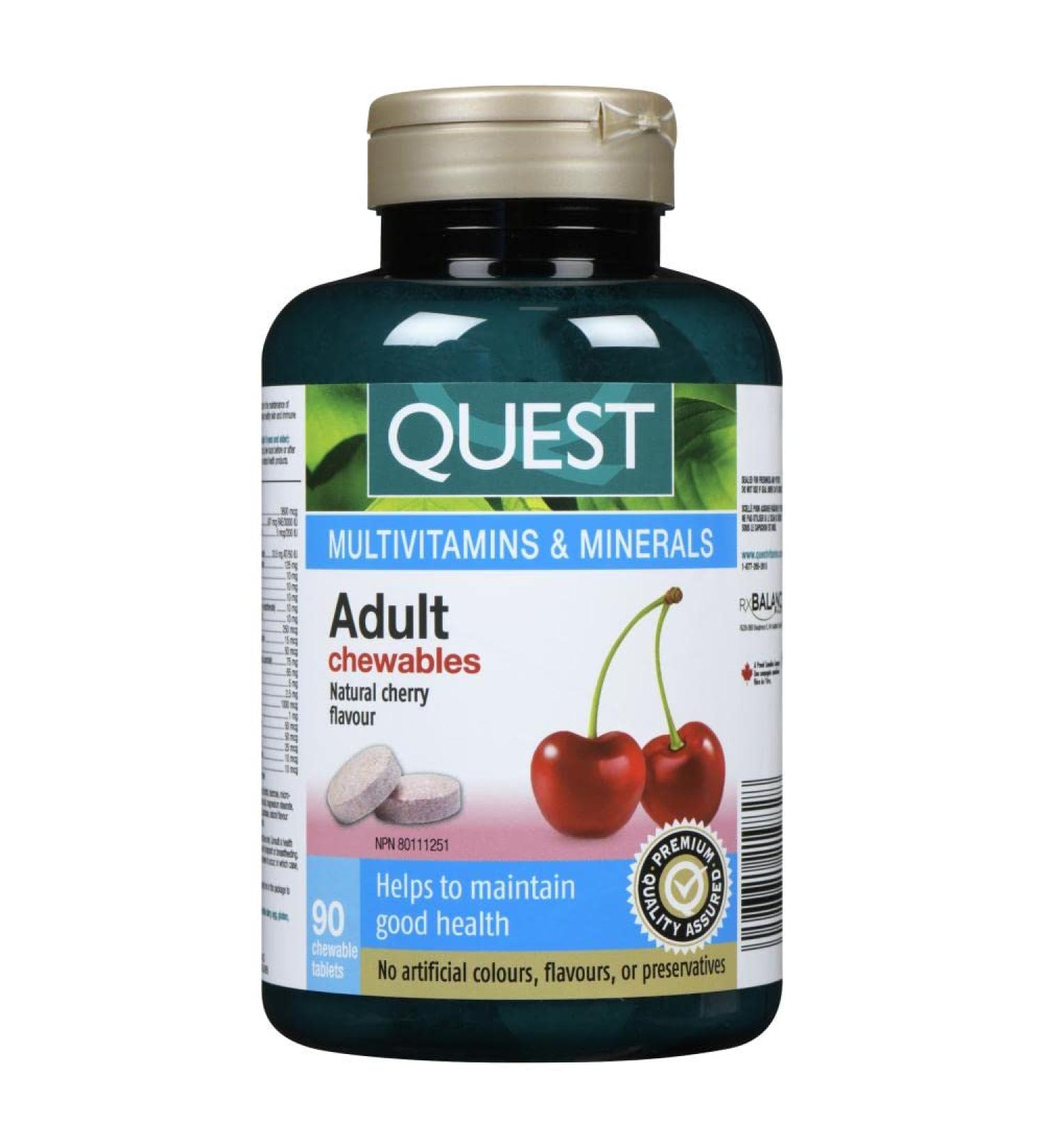 QUEST- ADULT CHEWABLE MULTI - Buy Online on SooperMarket.com