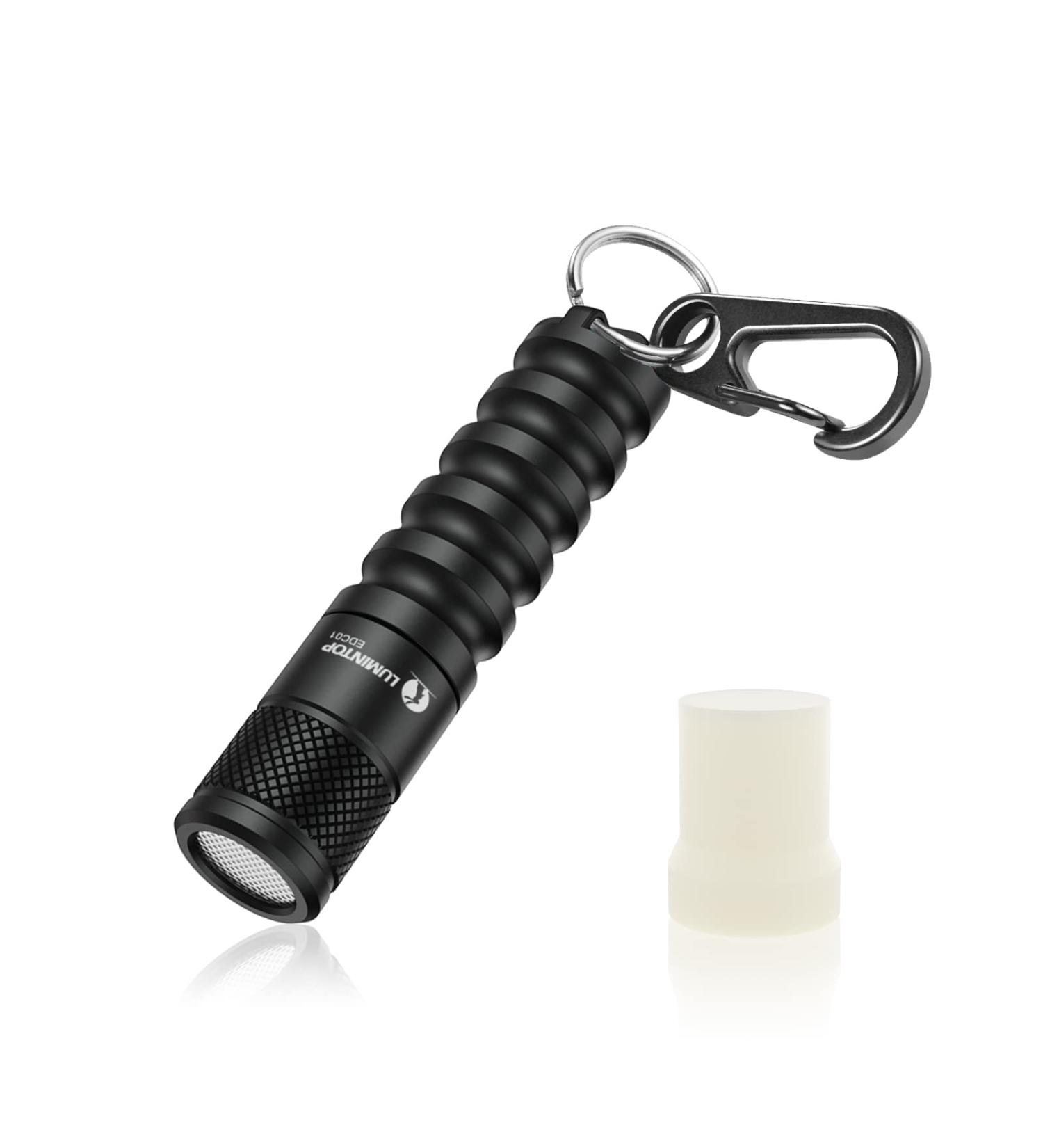 LUMINTOP EDC01 Keychain Flashlight - 200 Lumens, Pocket Size, 36 Hours Long Lasting, IPX8 Waterproof - Black - Buy Online on SooperMarket.com