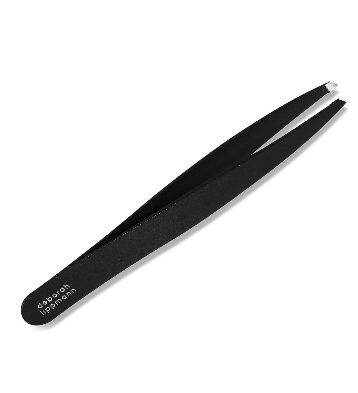 Deborah Lippmann Tweezers Slant Pointed | Precise for Plucking Eyebrows Splinters Hair Removal Shape | Easy to Use Professional Stainless Steel - Buy Online on SooperMarket.com
