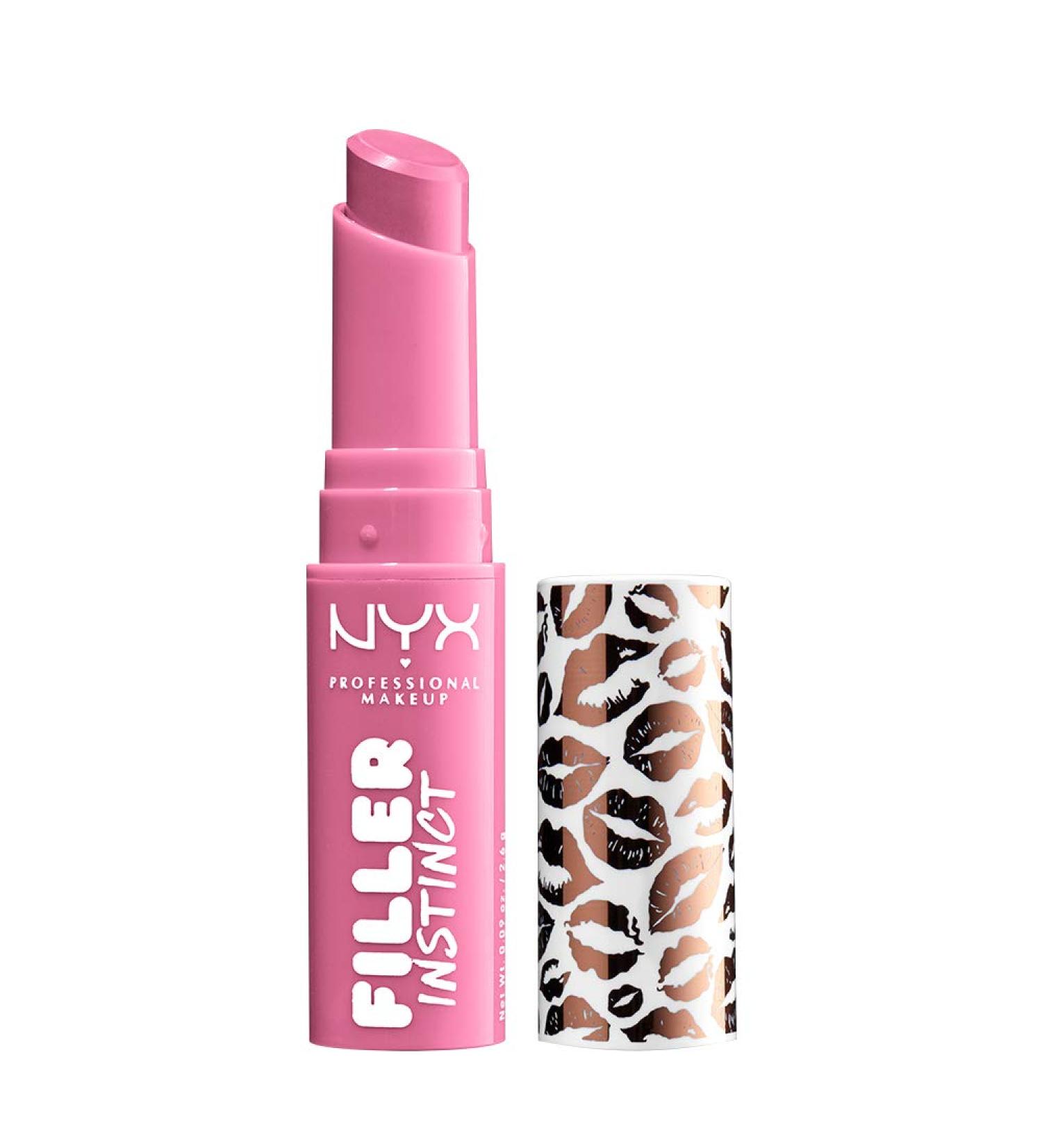 NYX Filler Instinct Plumping Lip Color Lip Balm - Miami Nights (Hot Pink) - Buy Online on SooperMarket.com