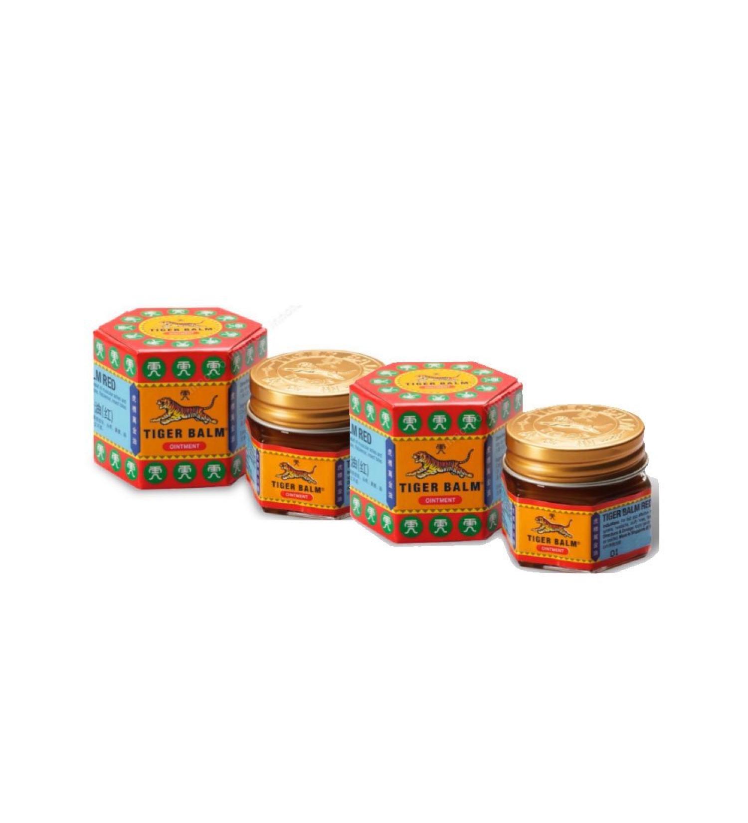 Tiger Balm Red Ointment 21ml - Pack of 3 0.71 Fl Oz (Pack of 3)