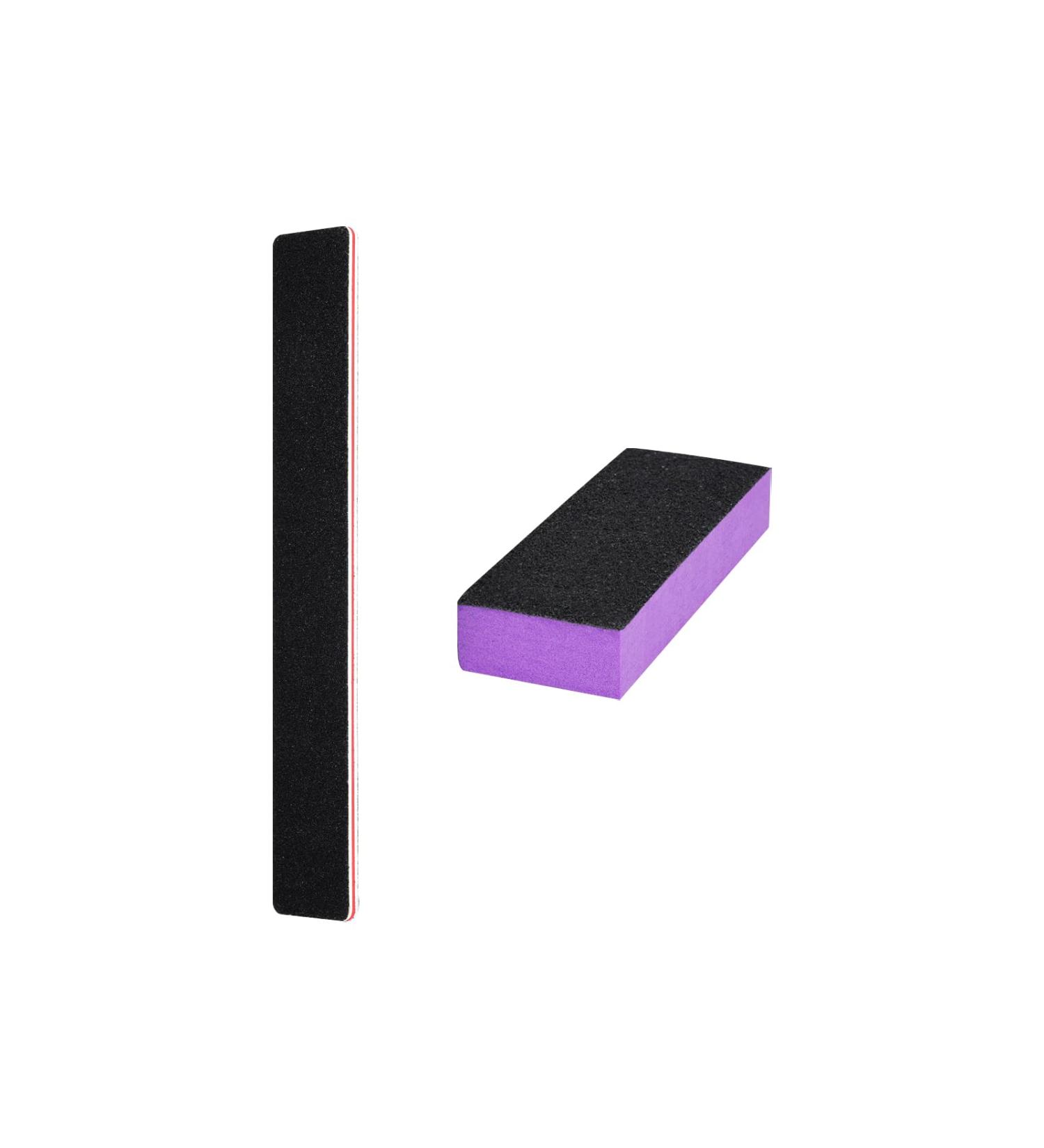 Buy Reusable Nail File & Thin Buffer Block - Double Sided Manicure Tools 100/180 Grit | International Shipping Available - Buy Online on SooperMarket.com