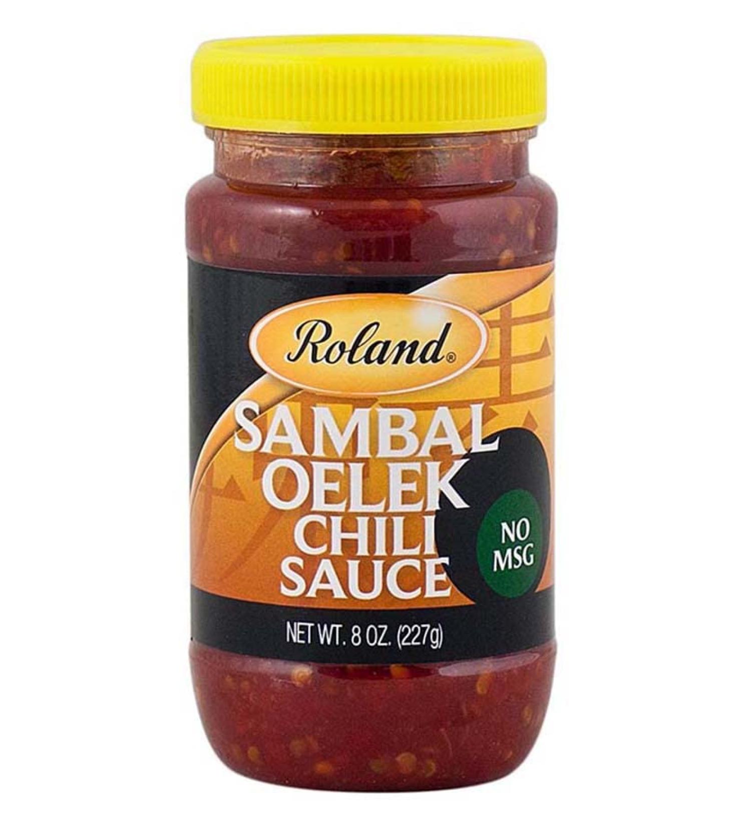 Roland Foods Sambal Oelek Sauce - 8-Ounce Bottle | Specialty Imported Food - Buy Online on SooperMarket.com