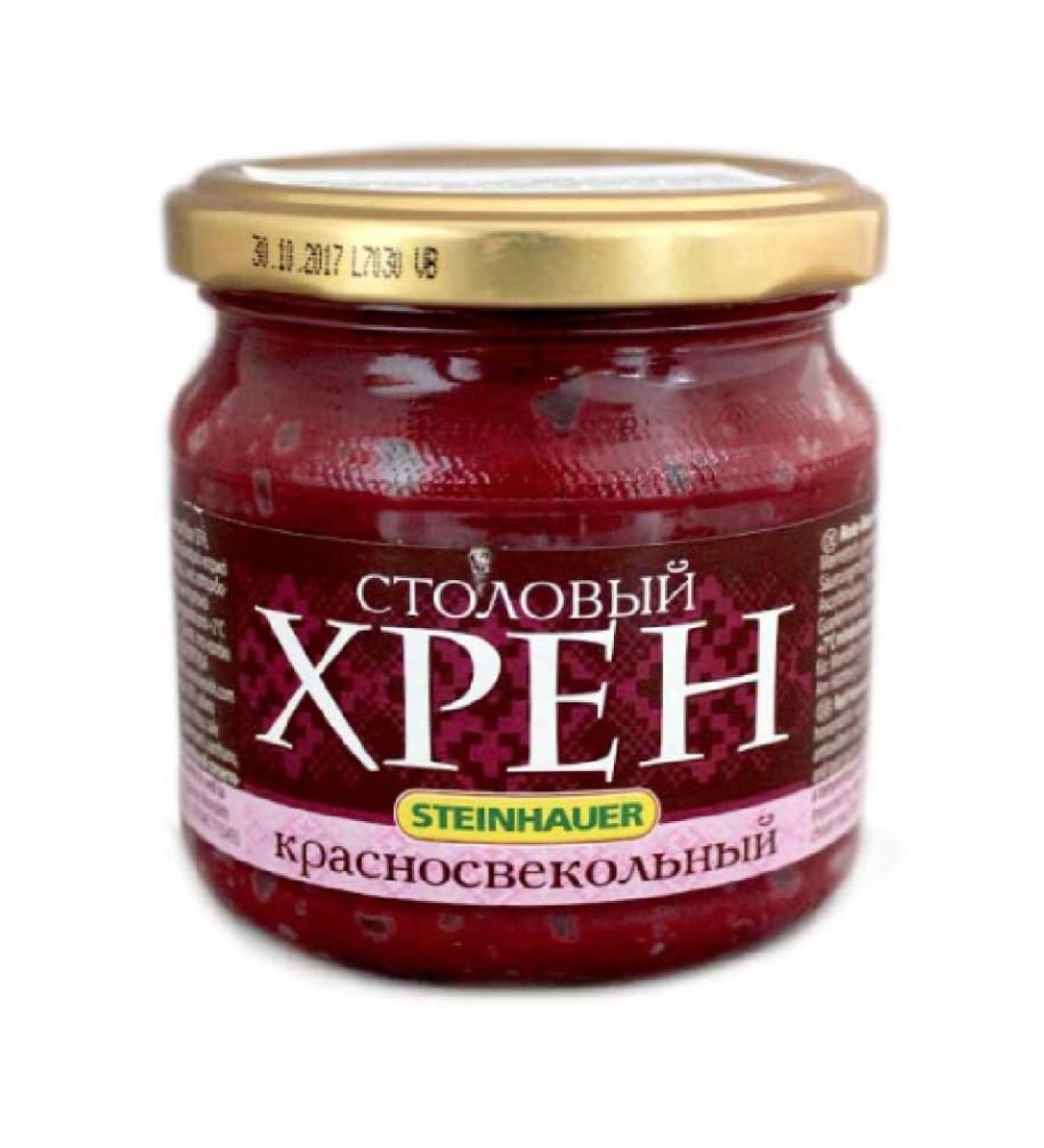 Steinhauer Horseradish with Beetroot 200g - Pack of 3