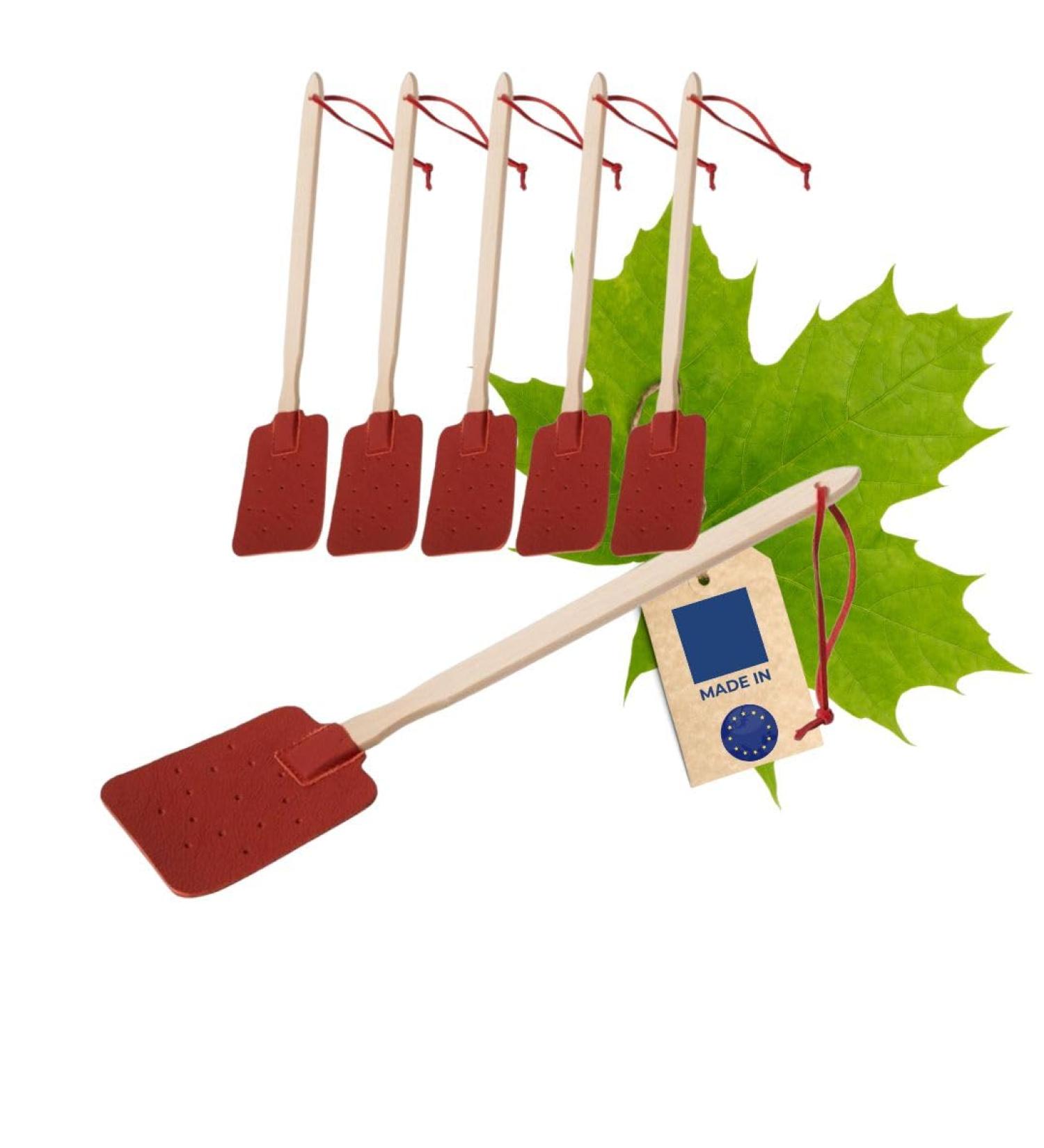 Buy 5x Hofmeister 46 cm Fly & Mosquito Bats - Maple & Leather Red - Effective Insect Catching Solution - International Shipping Available - Buy Online on SooperMarket.com