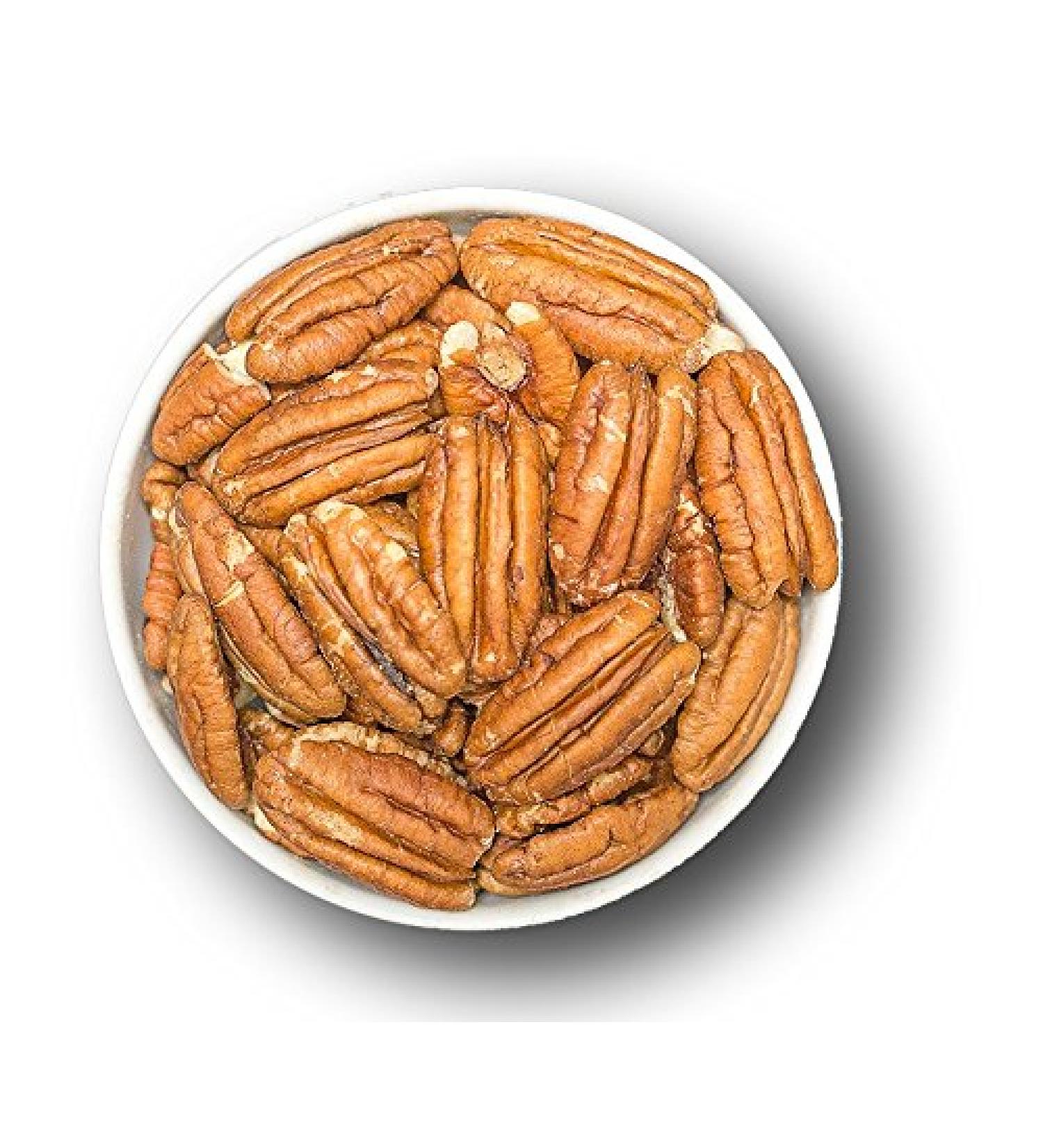 Buy 1001g Raw Pecan Halves - Natural Untreated California Nuts | Non-GMO Additive-Free Pecan Snack - Buy Online on SooperMarket.com