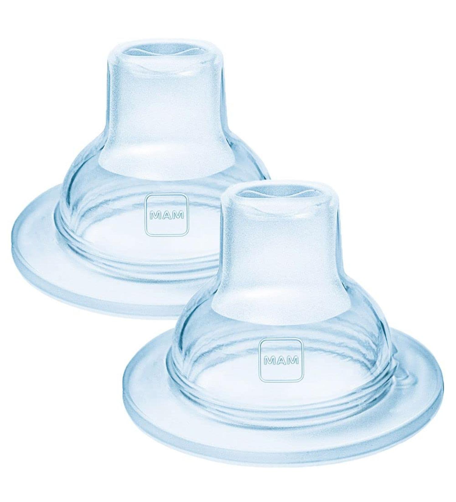 MAM Flexible Spray Tip Silicone Transparent - 4+ Months - Set of 2 - 2 Count - Buy Online on SooperMarket.com