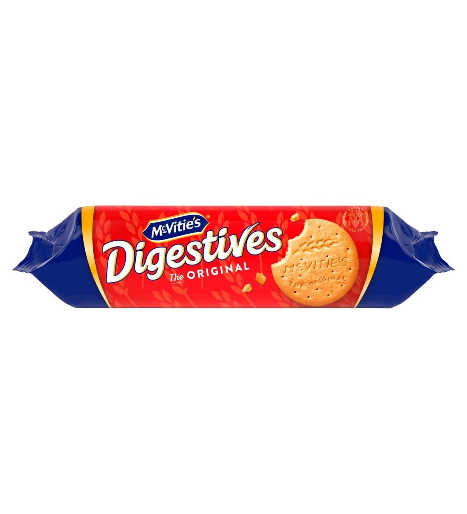 McVitie's Digestives Original Biscuits 360g - Pack of 6 | Authentic British Biscuits - Buy Online on SooperMarket.com