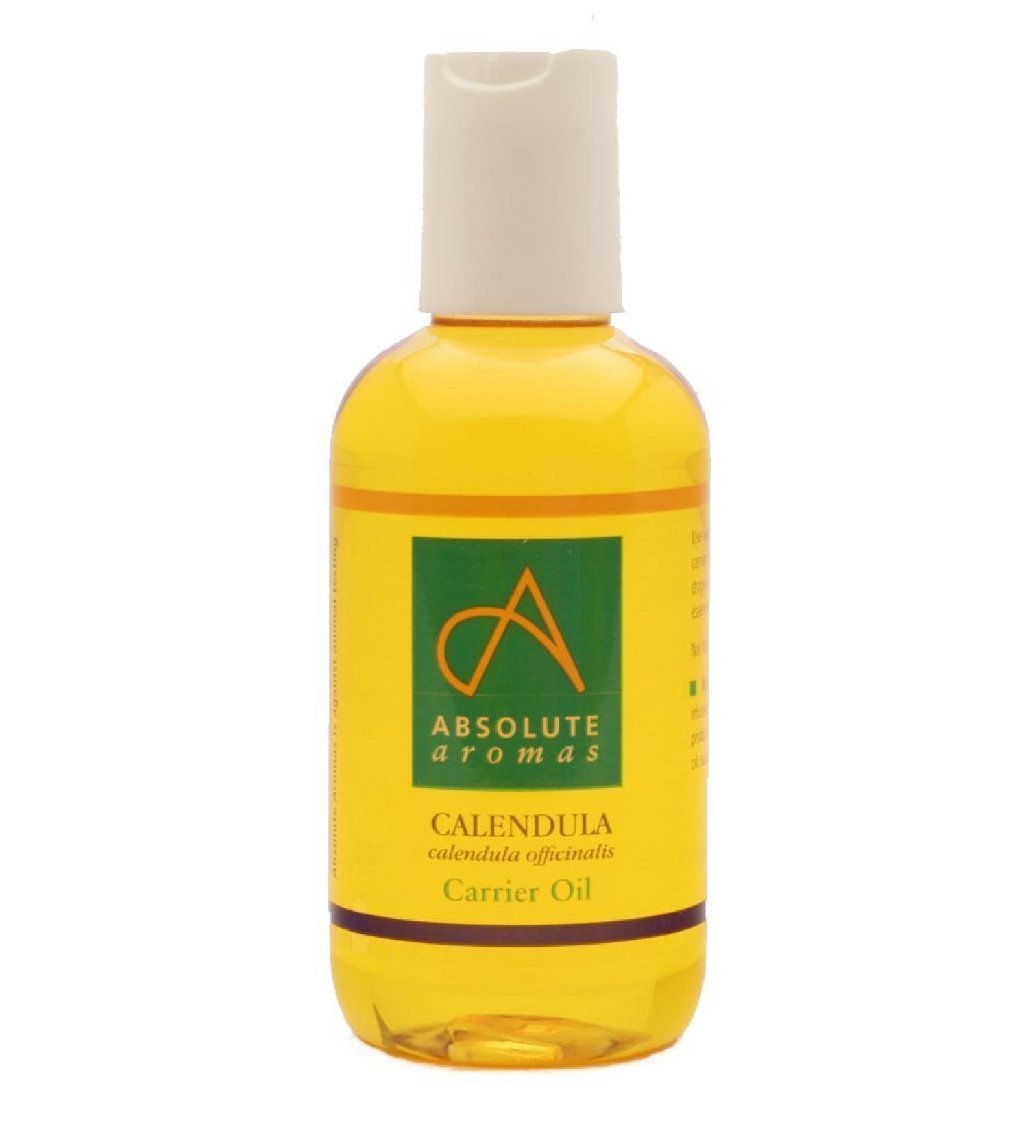 Absolute Aromas Calendula (Calendula Officinalis) Infused Oil 150ml - Pure Natural Infused Calendula in Sunflower Oil Vegan GMO-Free Cruelty-Free and sustainably sourced 150 ml