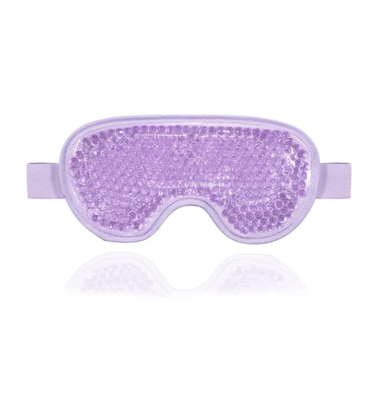 Gamufw Cooling Eye Mask Hot Cold Therapy Gel Eye Mask for Puffy Eye Migraine Relief Headache Dark Circles Dry Eyes Swollen Eyes Sinus Pain (Purple) - Buy Online on SooperMarket.com