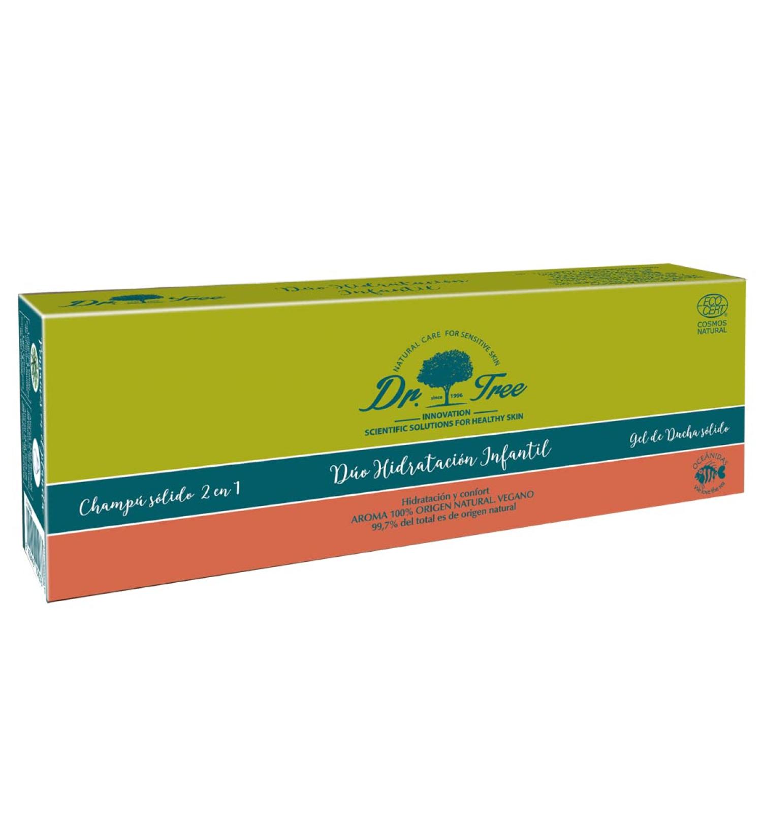 Dr. Tree Moisturising Solid Shampoo + Solid Shower Gel Junior 75 g + 75 g - Buy Online on SooperMarket.com