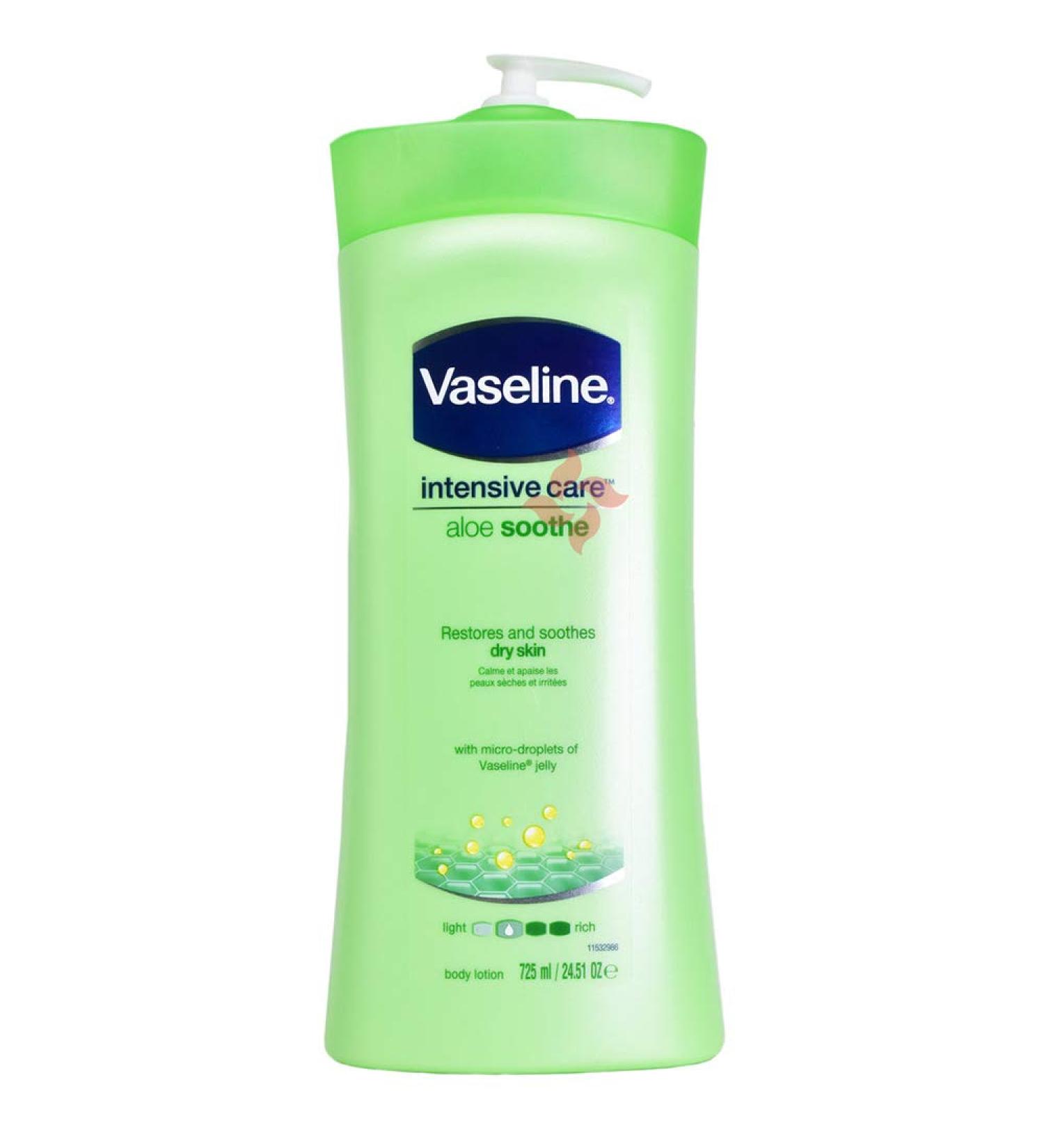 Vaseline Body Lotion 725Ml Intensive Care Aloe Sooth W/Pump