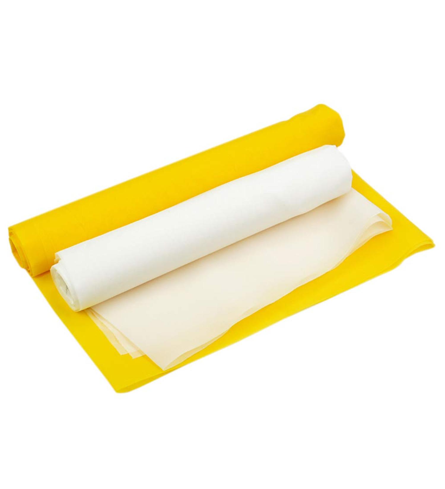 110 Mesh 43T 50 White Screen Printing Mesh - 3Y (2.7m/8.8ft) - Polyester Fabric - Buy Online on SooperMarket.com