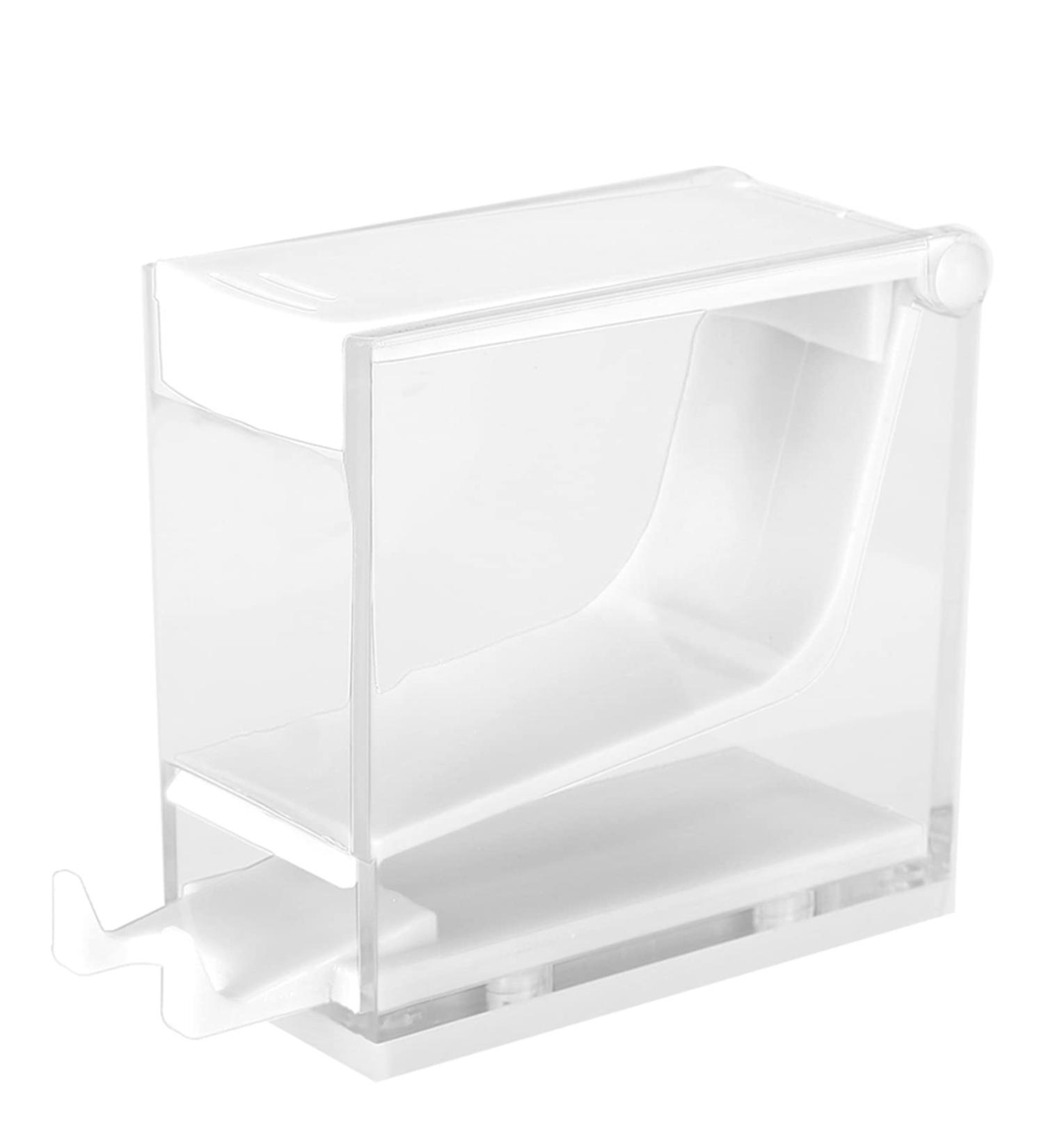 Cotton Roll Dispenser Press Type Holder with 4 Colors Sanitary and Durable (White) - Buy Online on SooperMarket.com