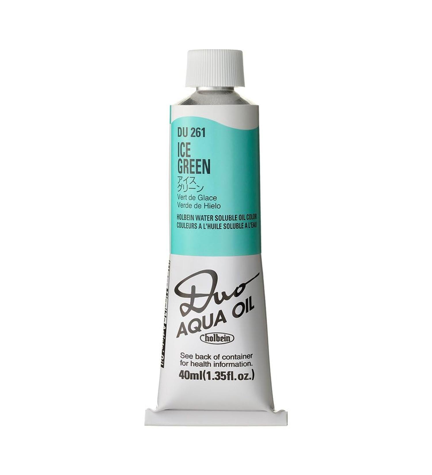 Holbein Duo Aqua Oil Ice Green (B) 40ml
