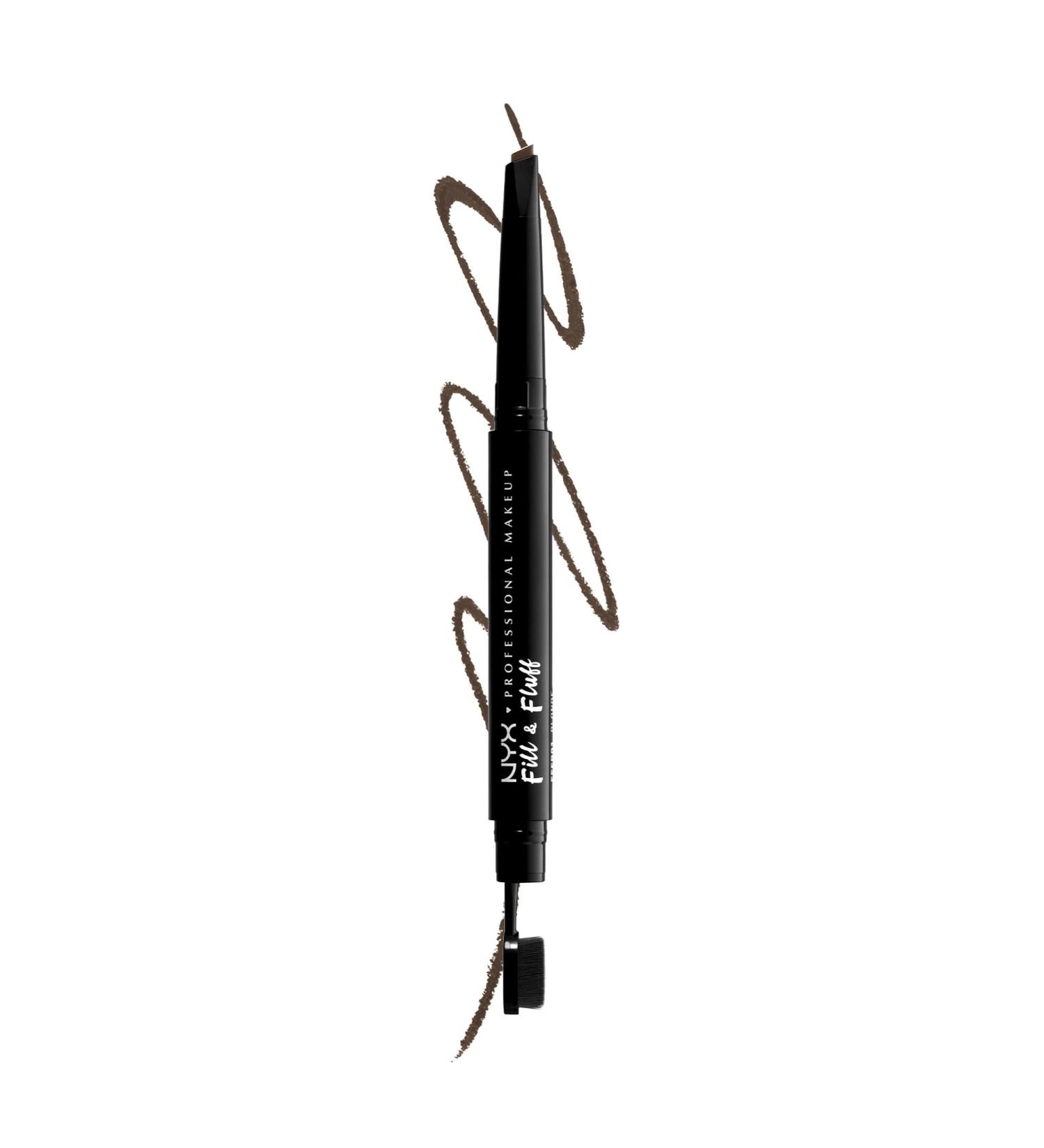 NYX Fill & Fluff Eyebrow Pomade Pencil - Ash Brown | Long-Lasting & Easy Application - Buy Online on SooperMarket.com