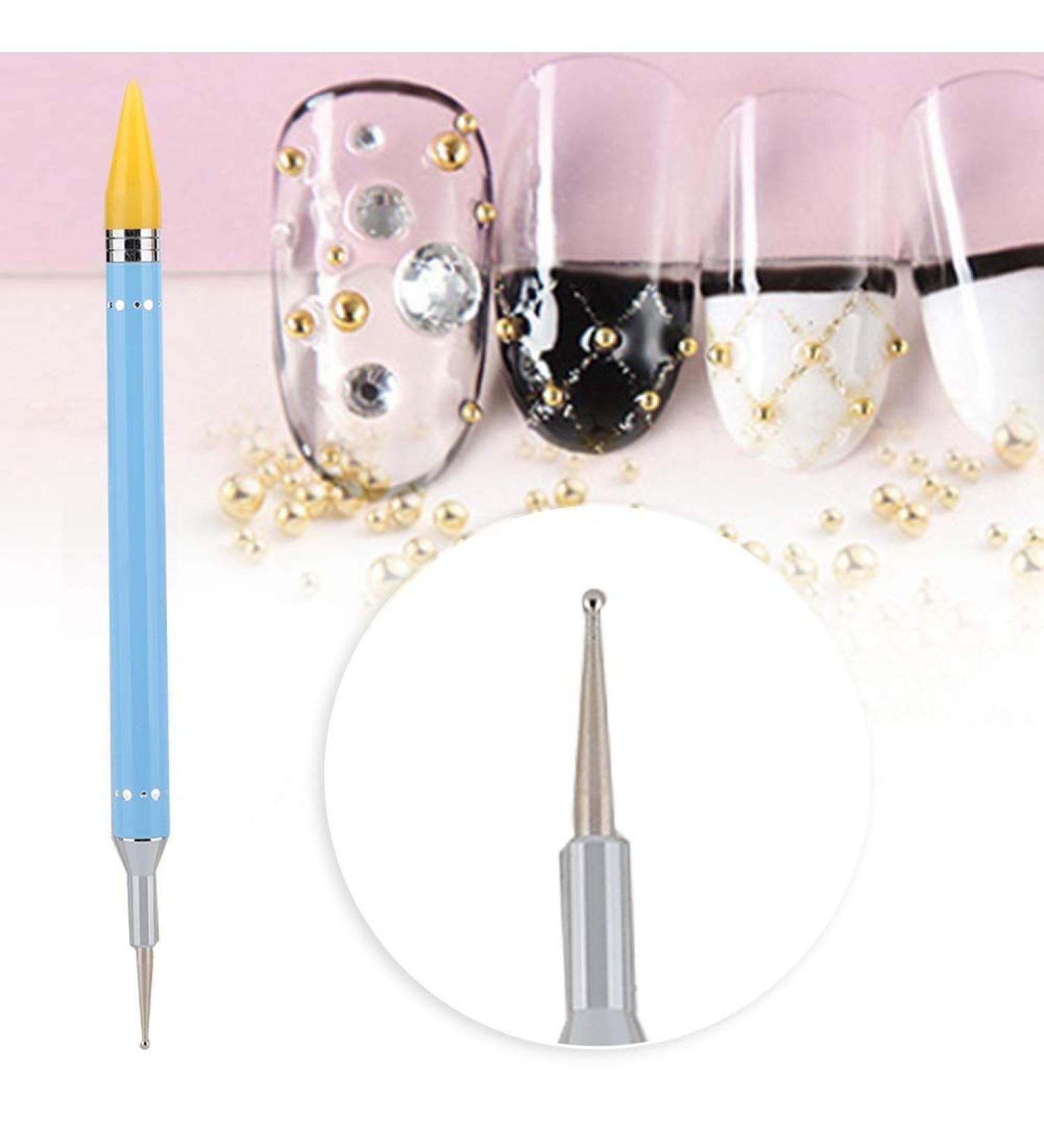 Nail Art Dotting Pen - Dual Ended Wax Pencil for DIY Manicure & Decoration - International Shipping - Buy Online on SooperMarket.com