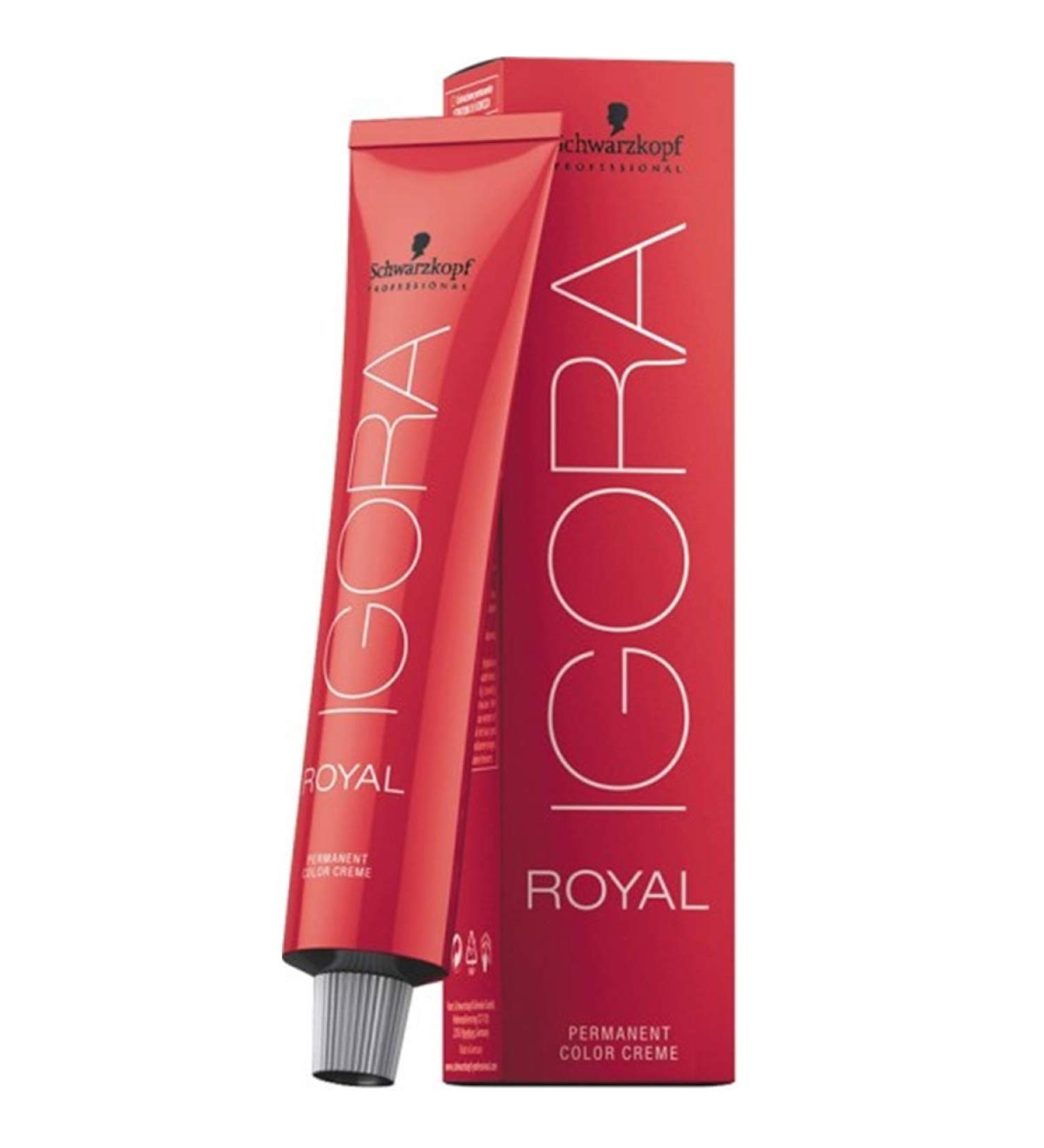 SCHWARZKOPF PROFESSIONAL - IGORA - ROYAL PERMANENT HAIR COLOUR - 60ML (3-0 Natural Dark Brown)