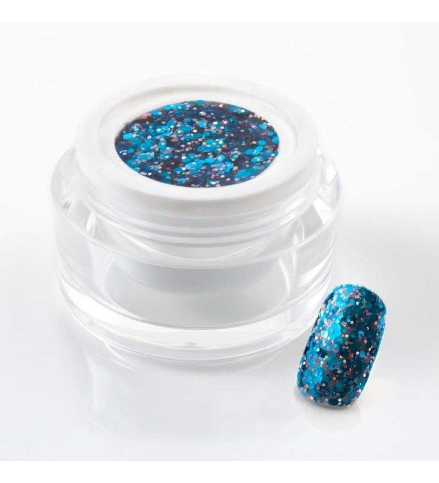 5 ml exclusive UV color gel/colour gel/glitter gel - in Big Glitter Summer Night