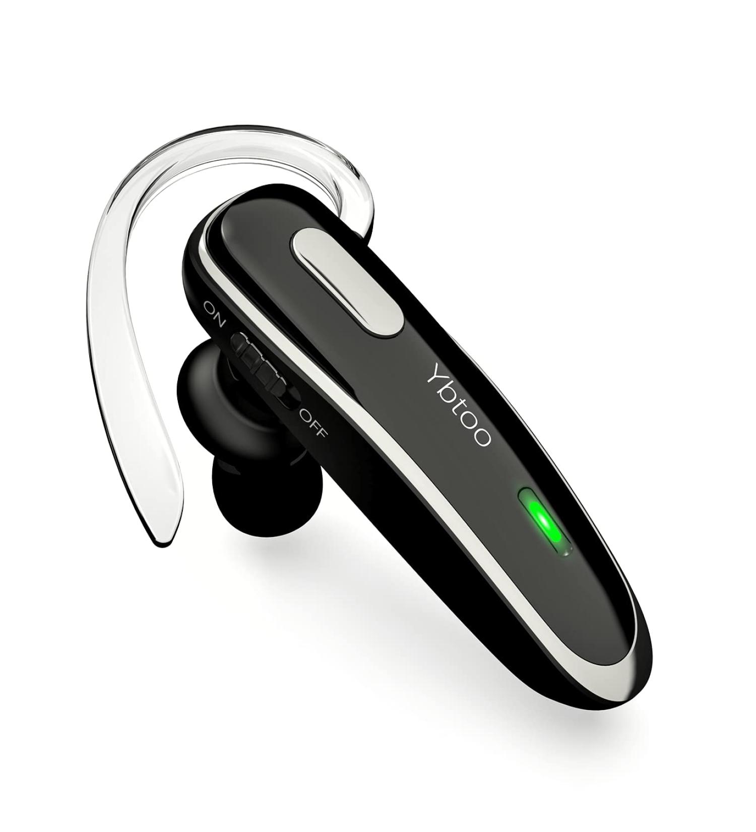 Ybtoo Bluetooth Headset V5.1 - Ultralight Wireless Handsfree Earpiece with Noise Cancellation Mic - Buy Online on SooperMarket.com