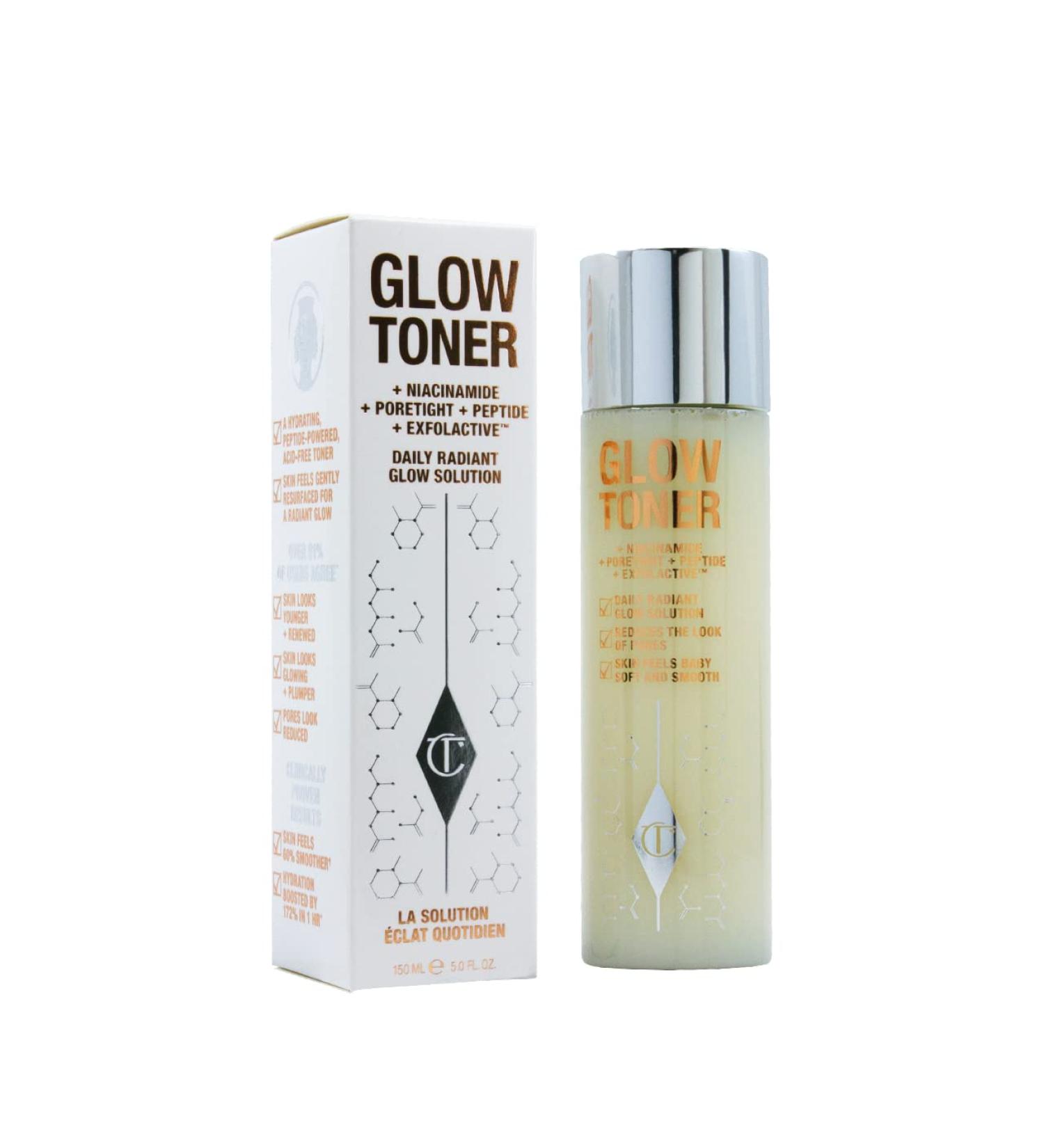 Charlotte Tilbury Glow Toner Daily Radiant - 150ml/5 Fl Oz (Full Size) - Buy Online on SooperMarket.com