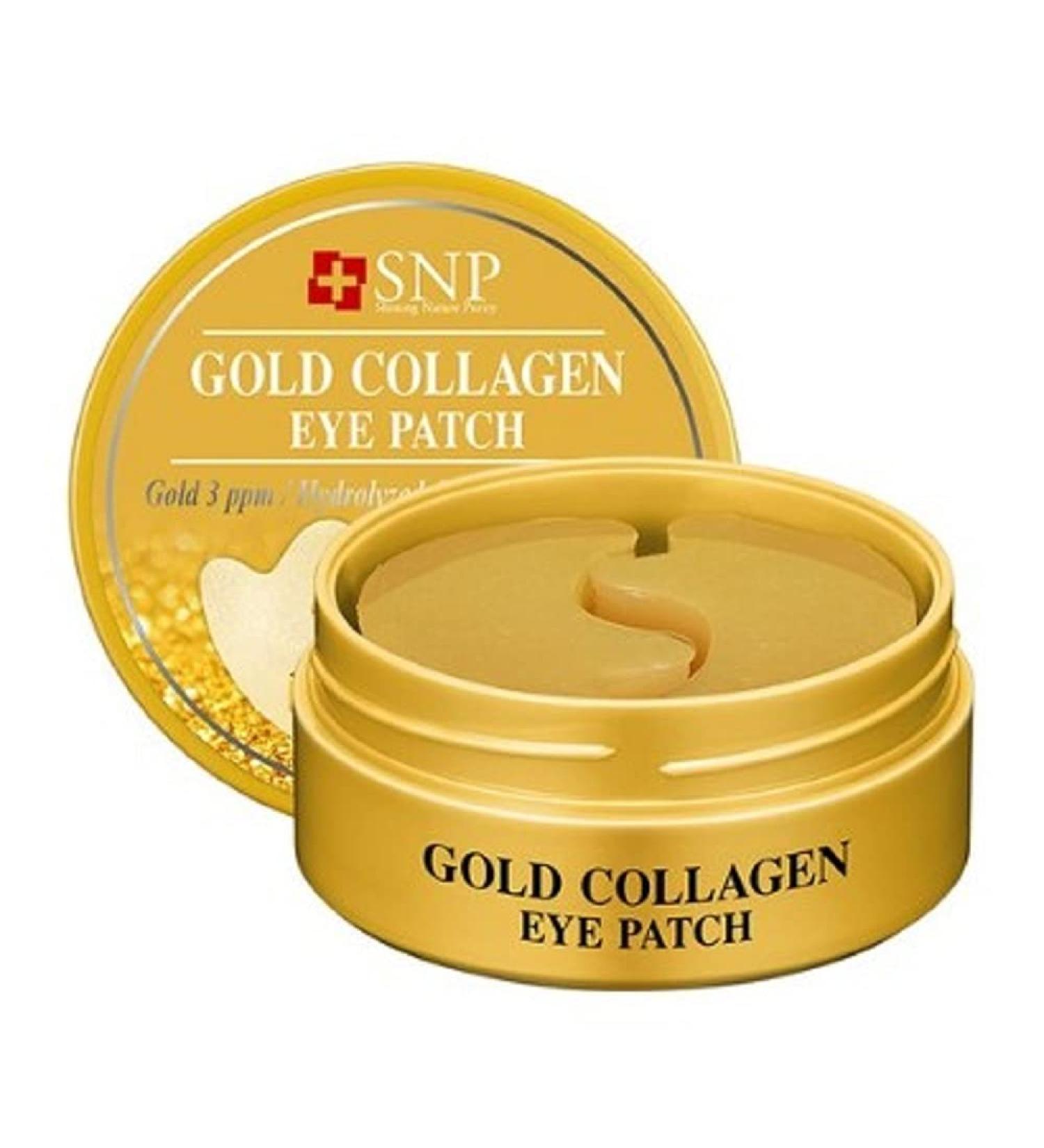 SNP Gold Collagen Eye Patch - Brighten, Hydrate, and Revitalize Your Under-Eye Area - Buy Online on SooperMarket.com