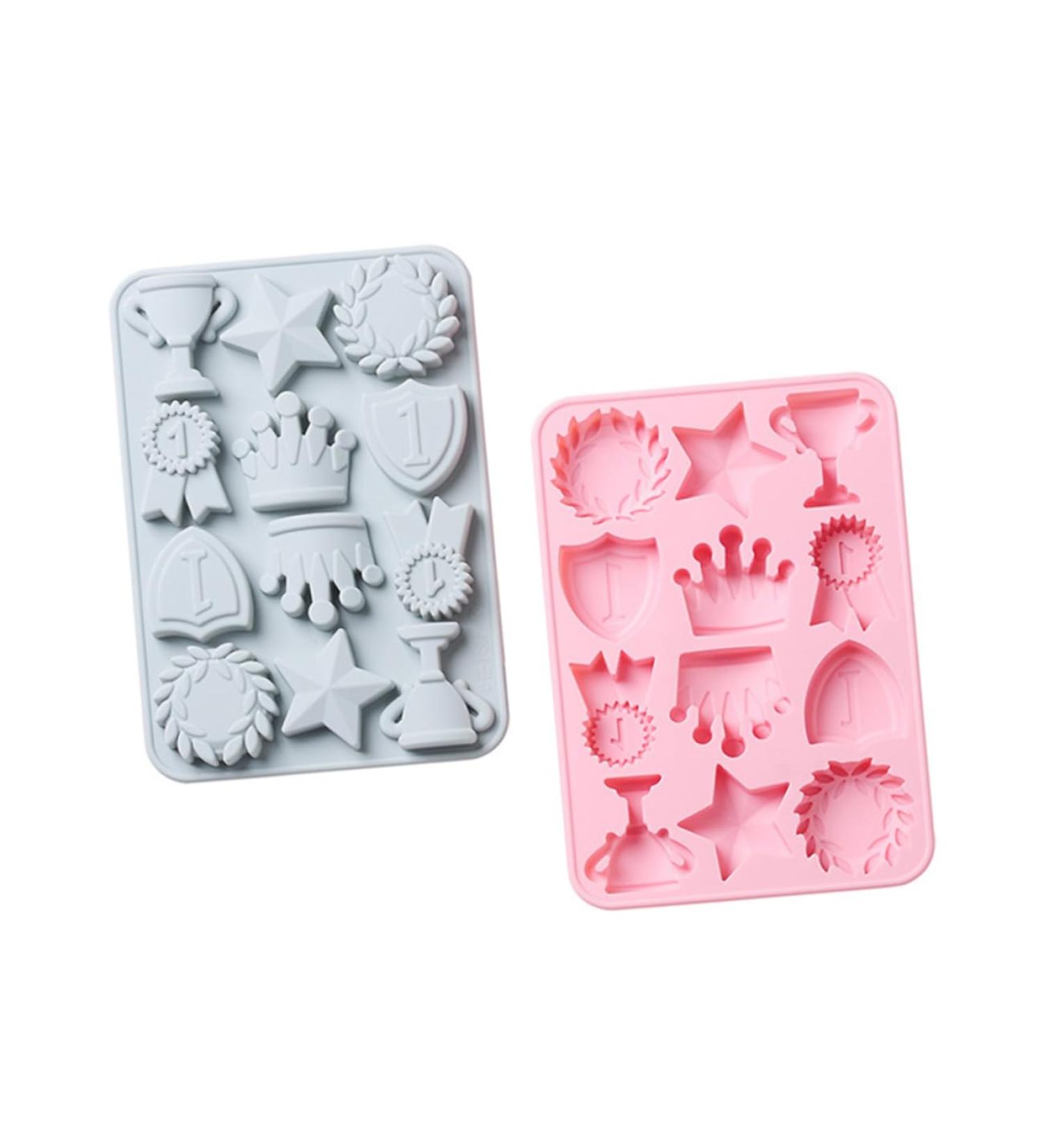 2pcs Silicone Mold Holiday Cake Dessert Mold Silicone Fondant Resin Moulds Silicone Soup Making Mold Holiday Baking Mold Silicone Mint Molds Jelly Mold Trophy Silica Gel Fudge - Buy Online on SooperMarket.com