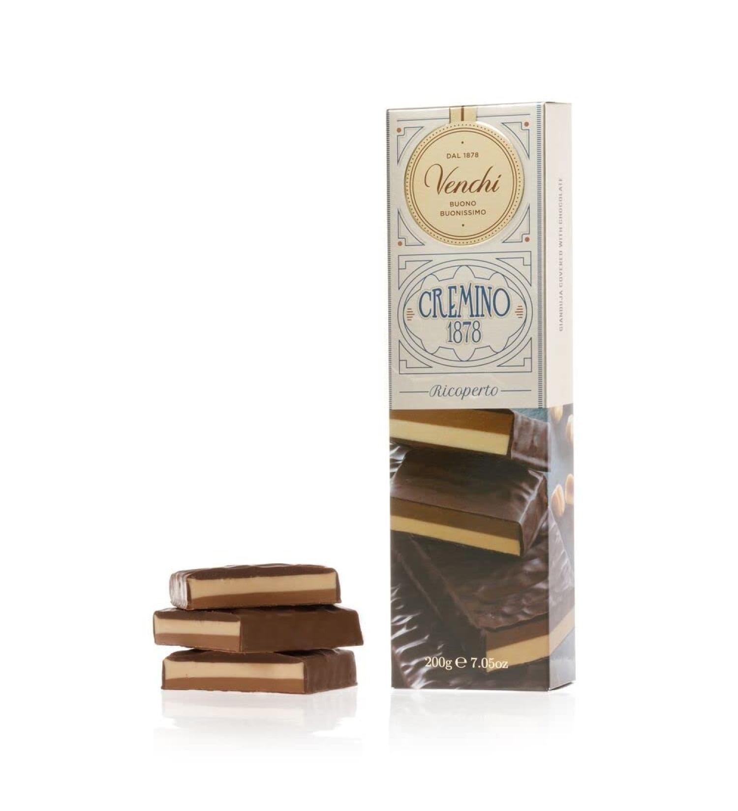 Venchi Double-Flavoured Cremino Chocolate Bar 200g | Gluten-Free Delight - Buy Online on SooperMarket.com