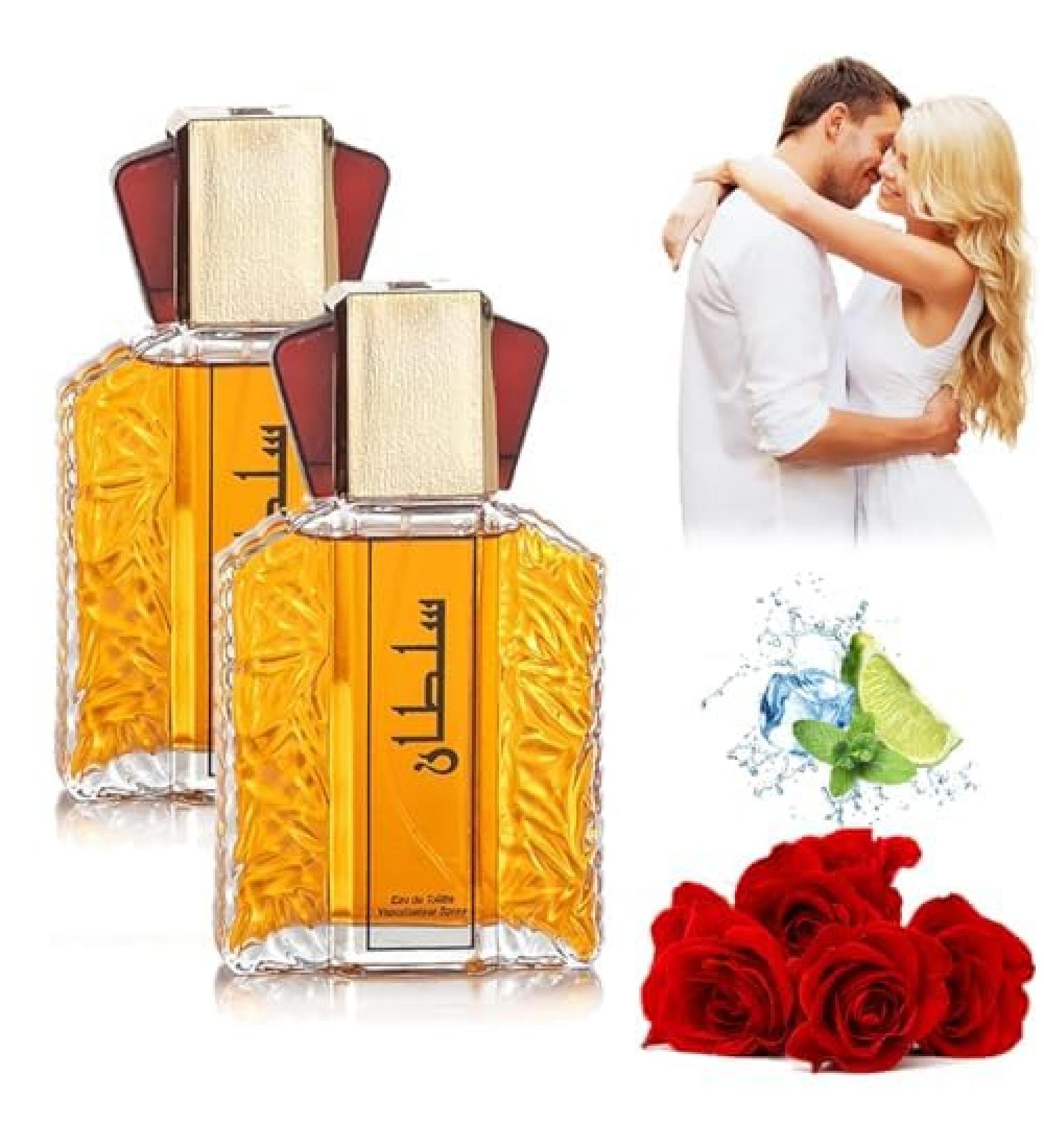 Dubai Men's Perfume - Elegant & Long Lasting Scent 100ml Arabian Cologne for Men Sultan Eau de Vapurisateur Spray Arabian Perfume Oil Sultan Gold Perfume Oil (2 Pack) - Buy Online on SooperMarket.com