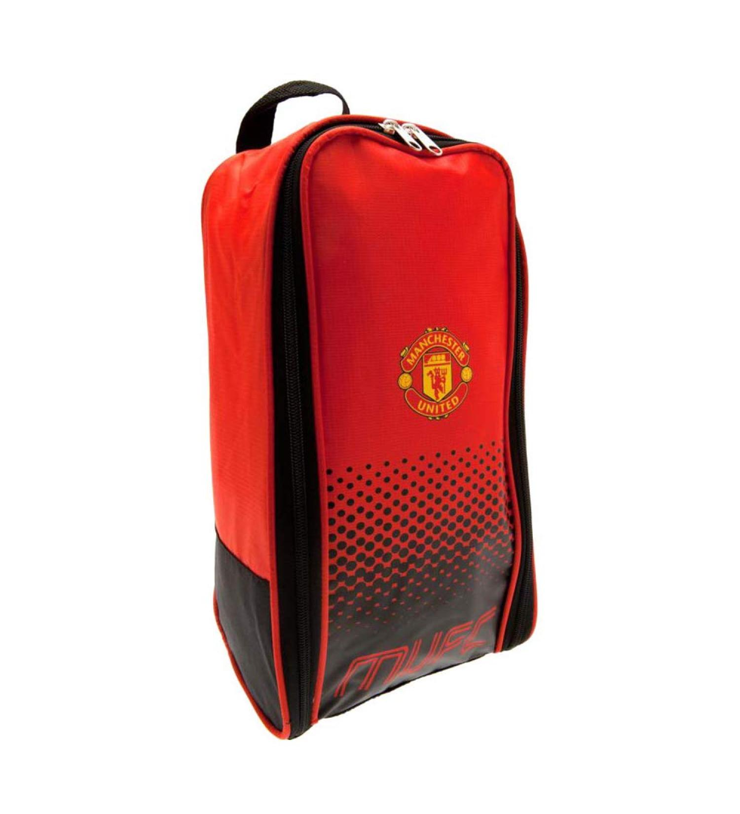Manchester United FC Fade Design Shoe Bag - Red/Black | One Size | Official Merchandise - Buy Online on SooperMarket.com
