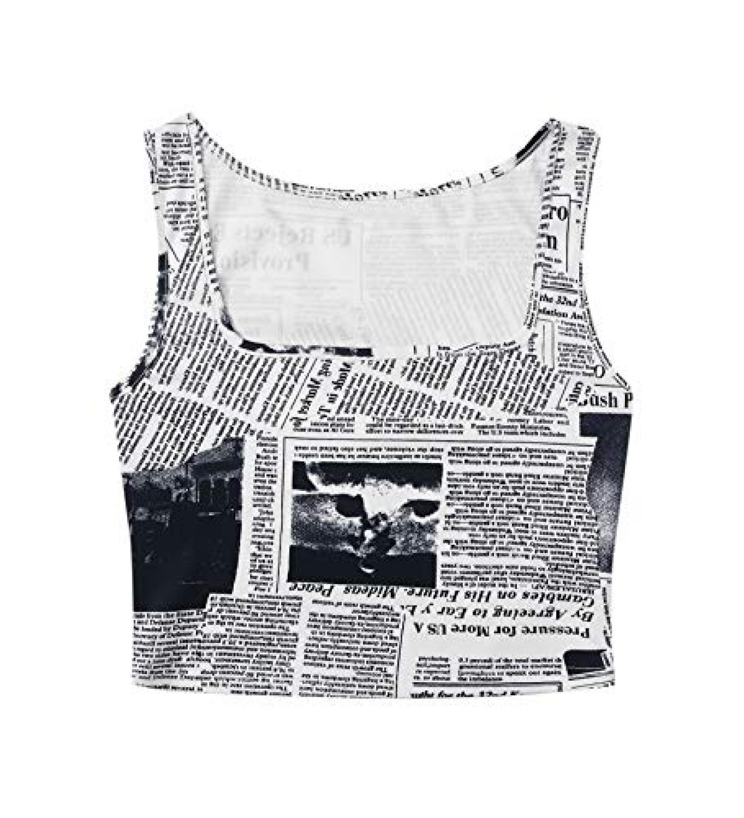 SweatyRocks Women's Sleeveless Round Neck Crop Tank Top - Casual Workout Shirt - Buy Online on SooperMarket.com