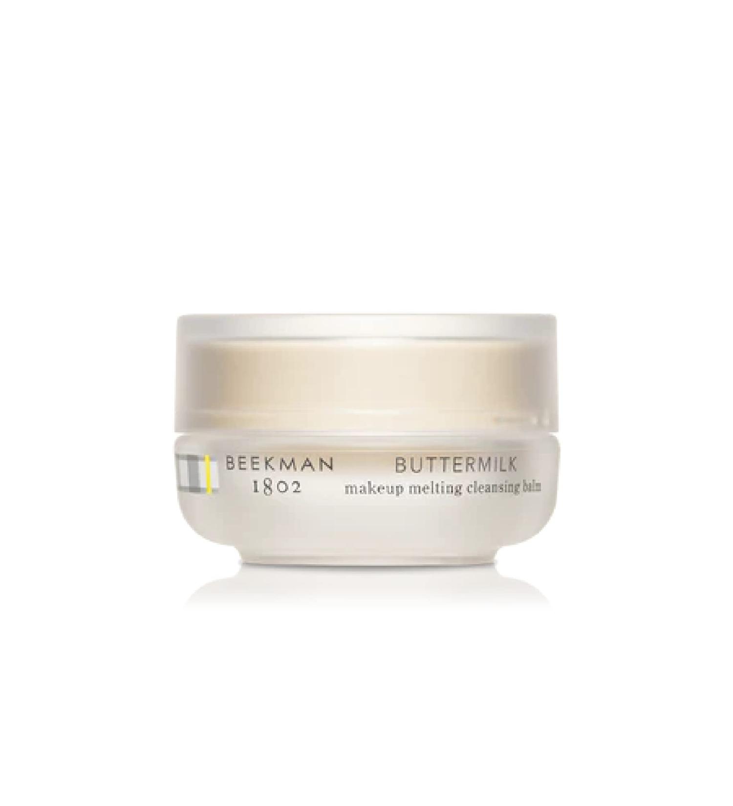 Beekman 1802 Buttermilk Makeup Cleansing Balm | Gentle Dirt & Makeup Remover | For All Skin Types | Cruelty-Free | 0.39 oz - Buy Online on SooperMarket.com